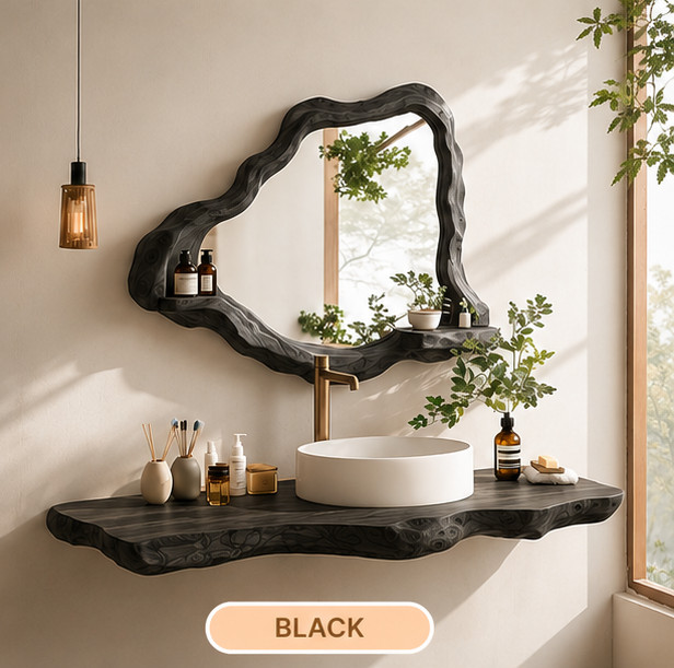 Floating Wood Shelf Live Edge Wall Shelf Rustic Modern Floating Shelf Minimalist