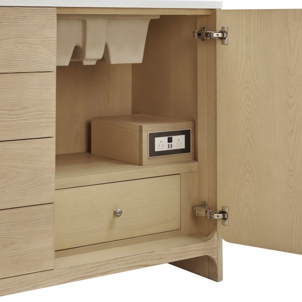 72″ James Martin Gracyn D125-V72-CSD Double Vanity Cabinet Coastal Driftwood