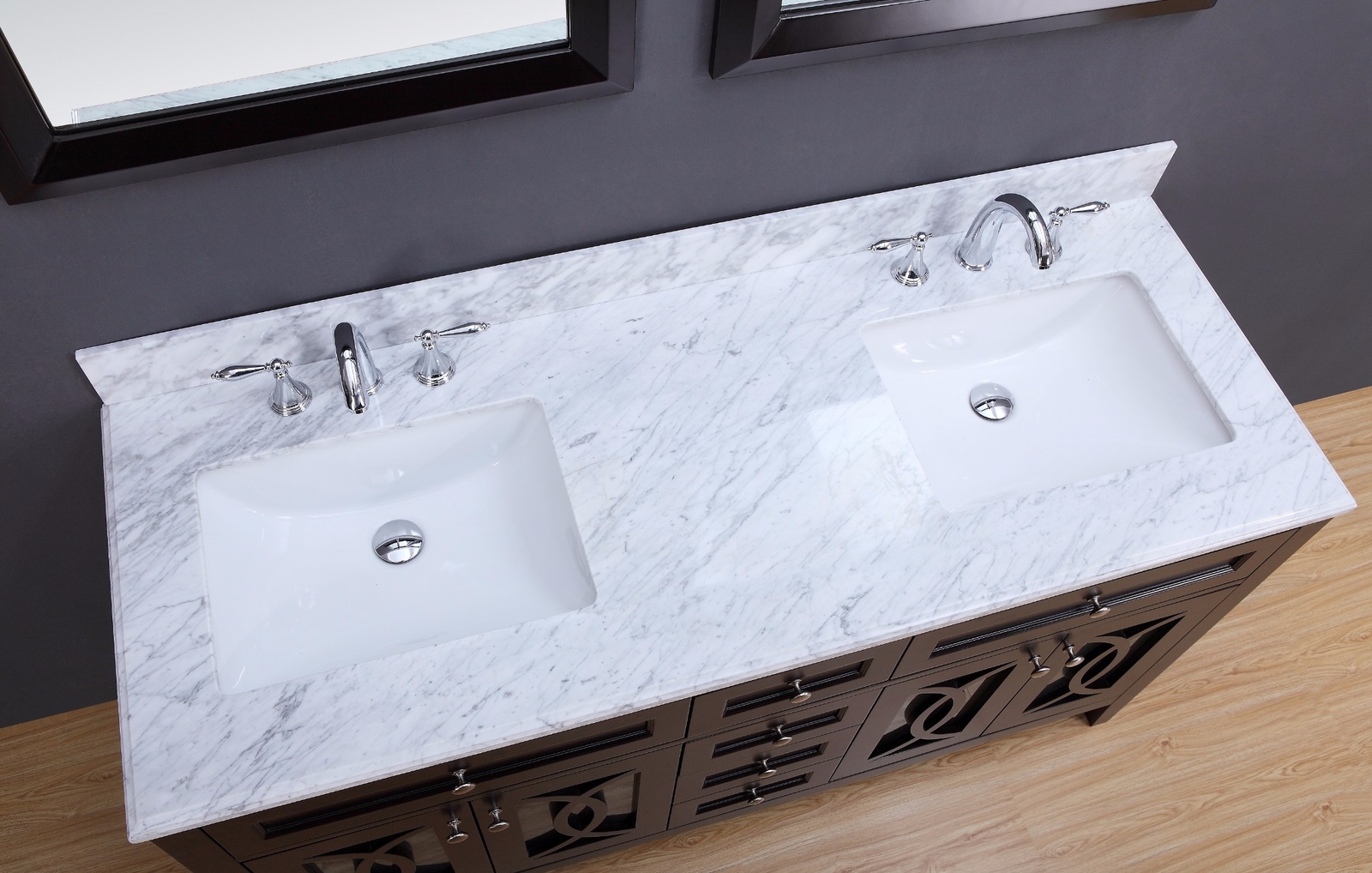 Bathroom Vanity – Transitional Bathroom Vanity Set – Double Sink – Rocca 60″