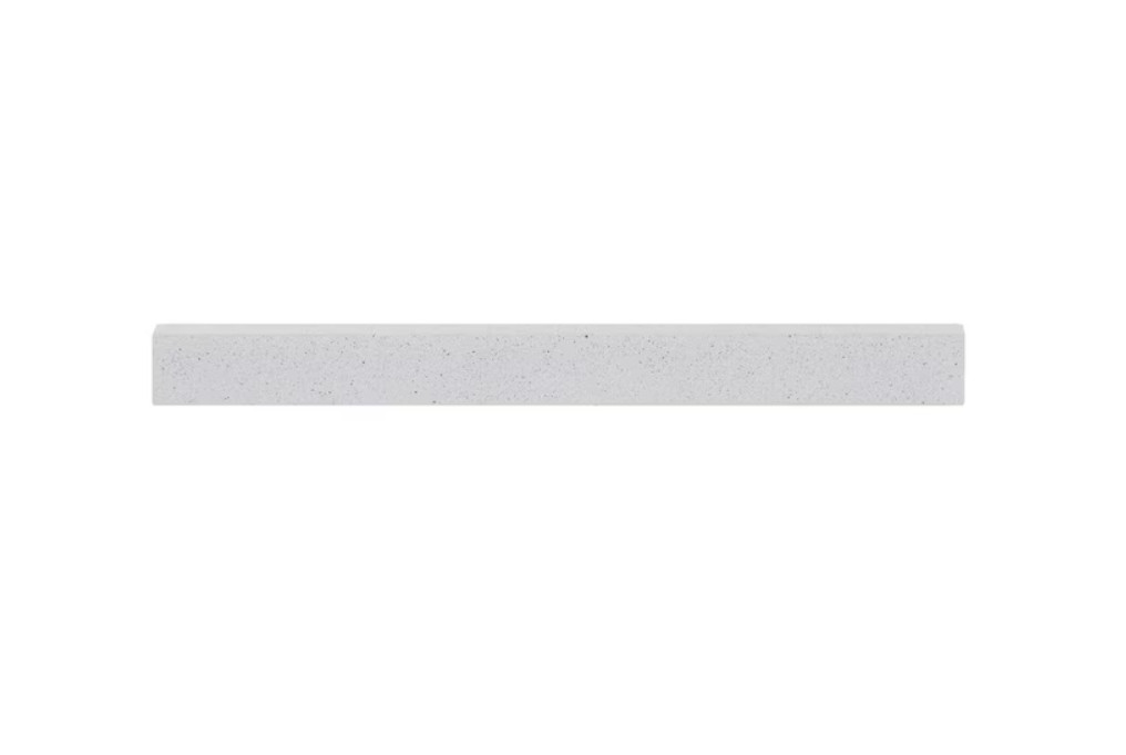 Glacier Bay 25 in. Cultured Marble Vanity Backsplash in Colorpoint White