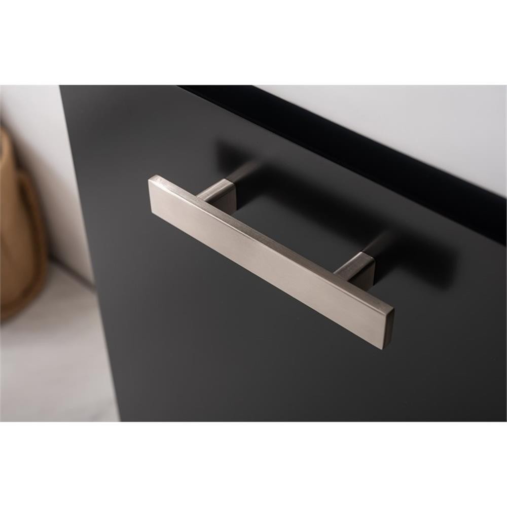 Design Element Stella 16.5″ Wood Single Sink Vanity in Black