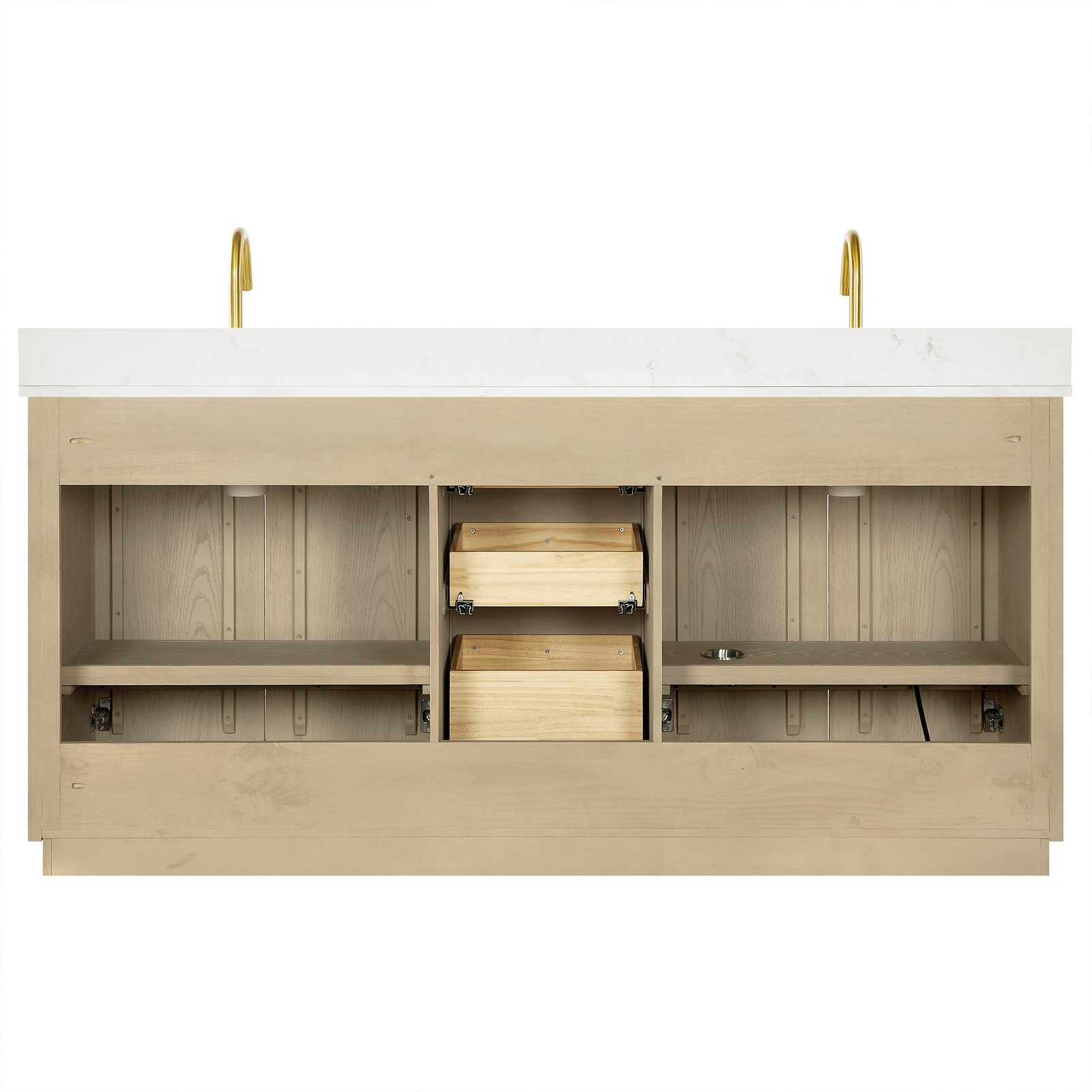 Miseno MV-NM-OZA72-WQT Oza 72″ – Aged Natural Oak