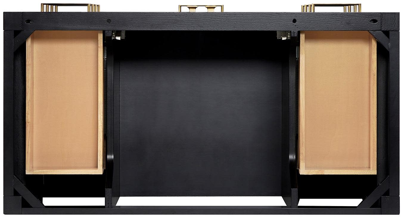 Ariel A042S-BC Cambridge 42″ Single – Brown Oak / Satin Brass Hardware