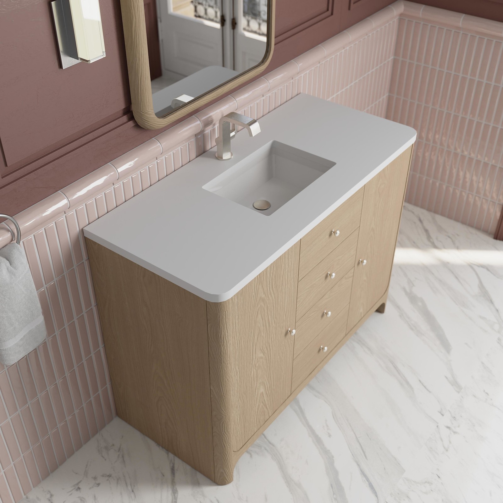 James Martin Vanities D125-V48-3WZ Gracyn 48″ – Sable