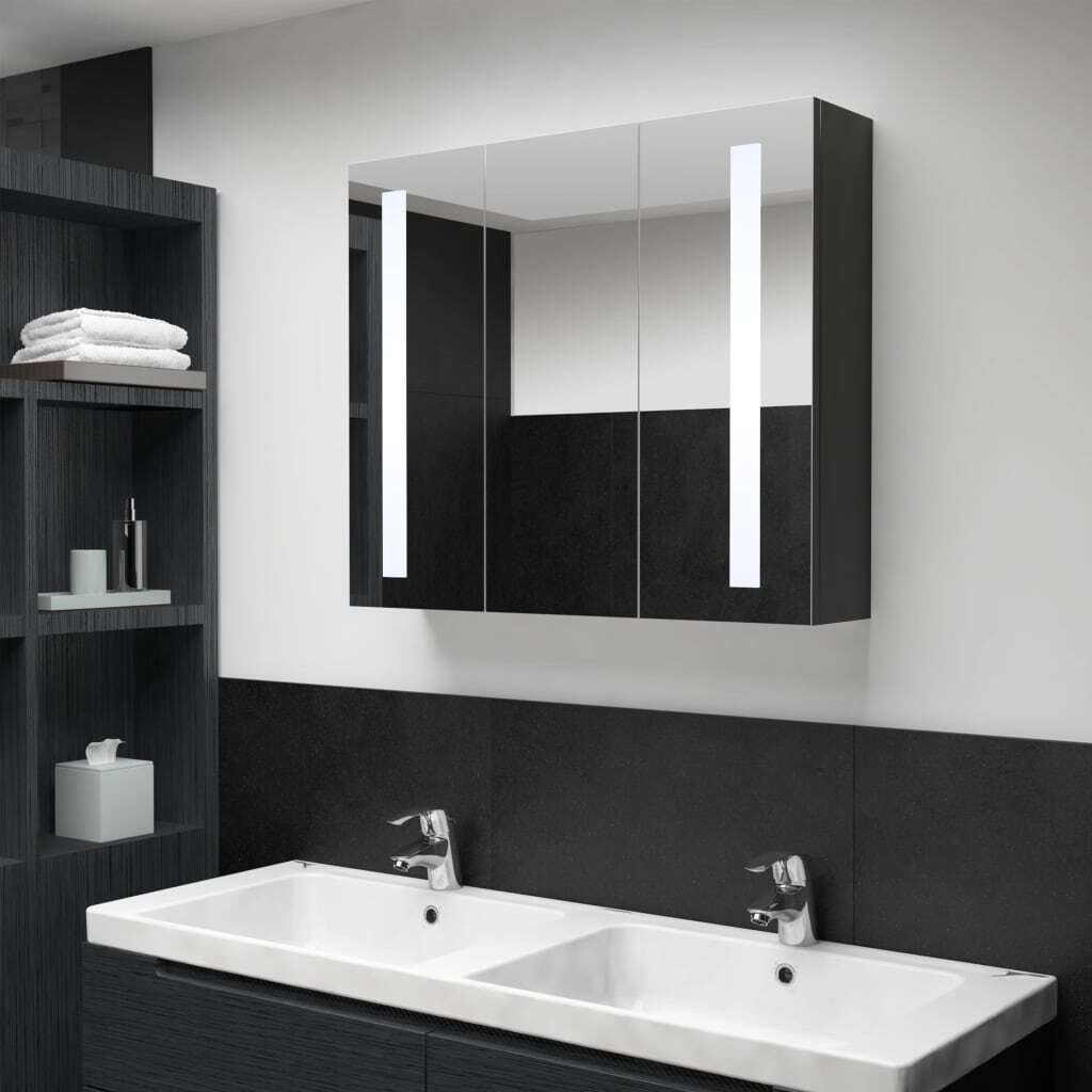LED Bathroom Mirror Cabinet 35″x5.5″x24.4″