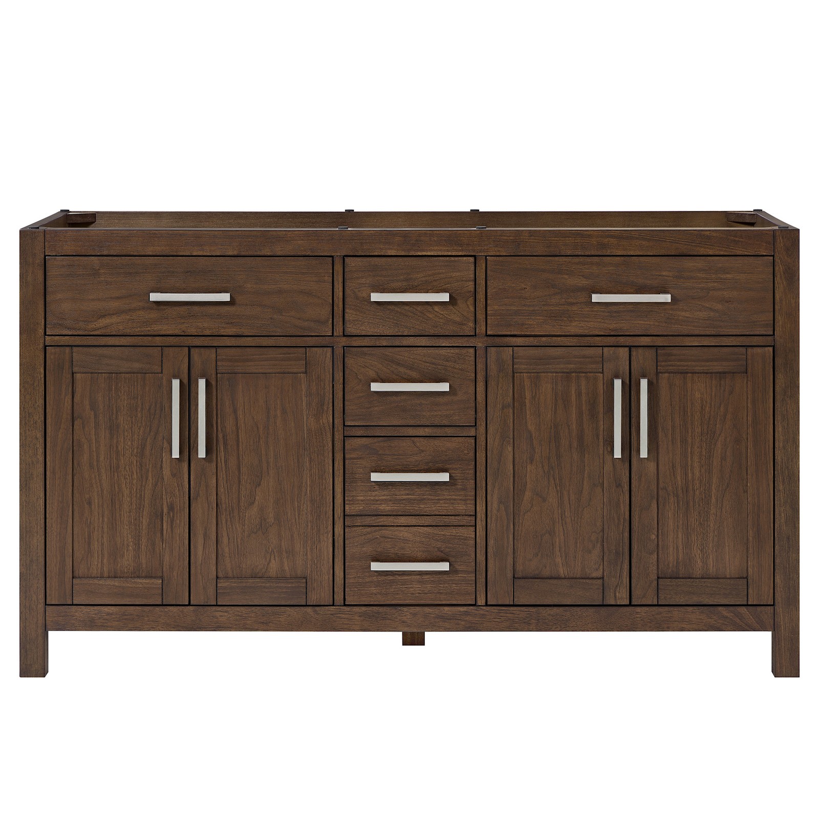 Wyndham Collection WCG242460D-CX-MXX Beckett 59″ Double – White / Brushed Gold
