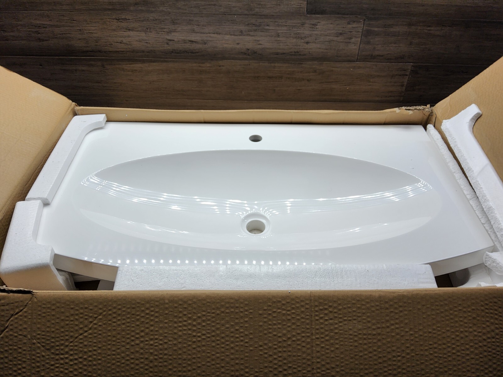 Fresca FVS5092 Energia 36″ Acrylic Drop In Vanity Top – White