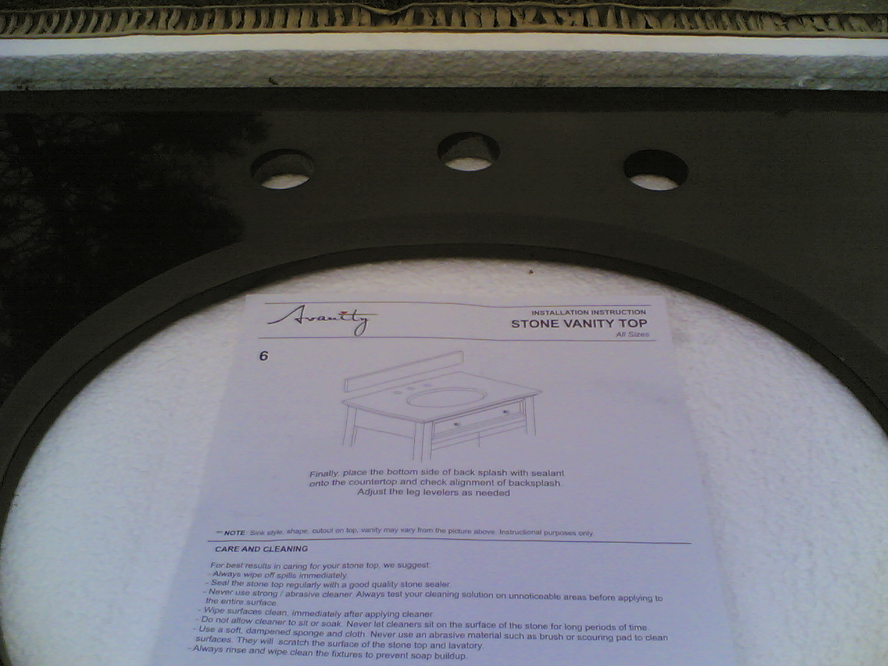 BRAND NEW ~ Elegant BLACK GRANITE Bathroom Double-Bowl Sink VANITY TOP (73 x 22)