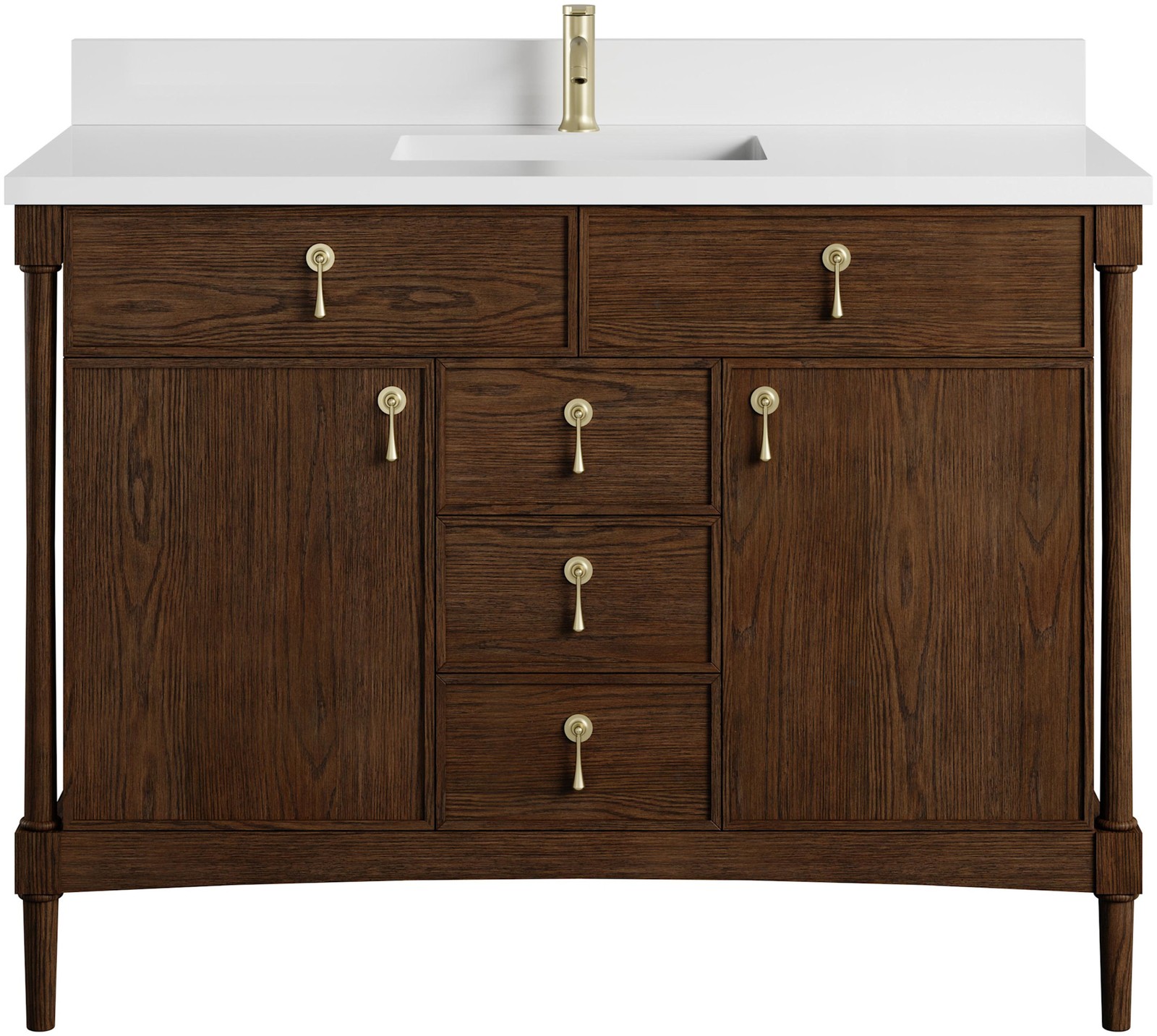James Martin Vanities D680-V48-1WZ Kinnsden 48″ – Sable Oak