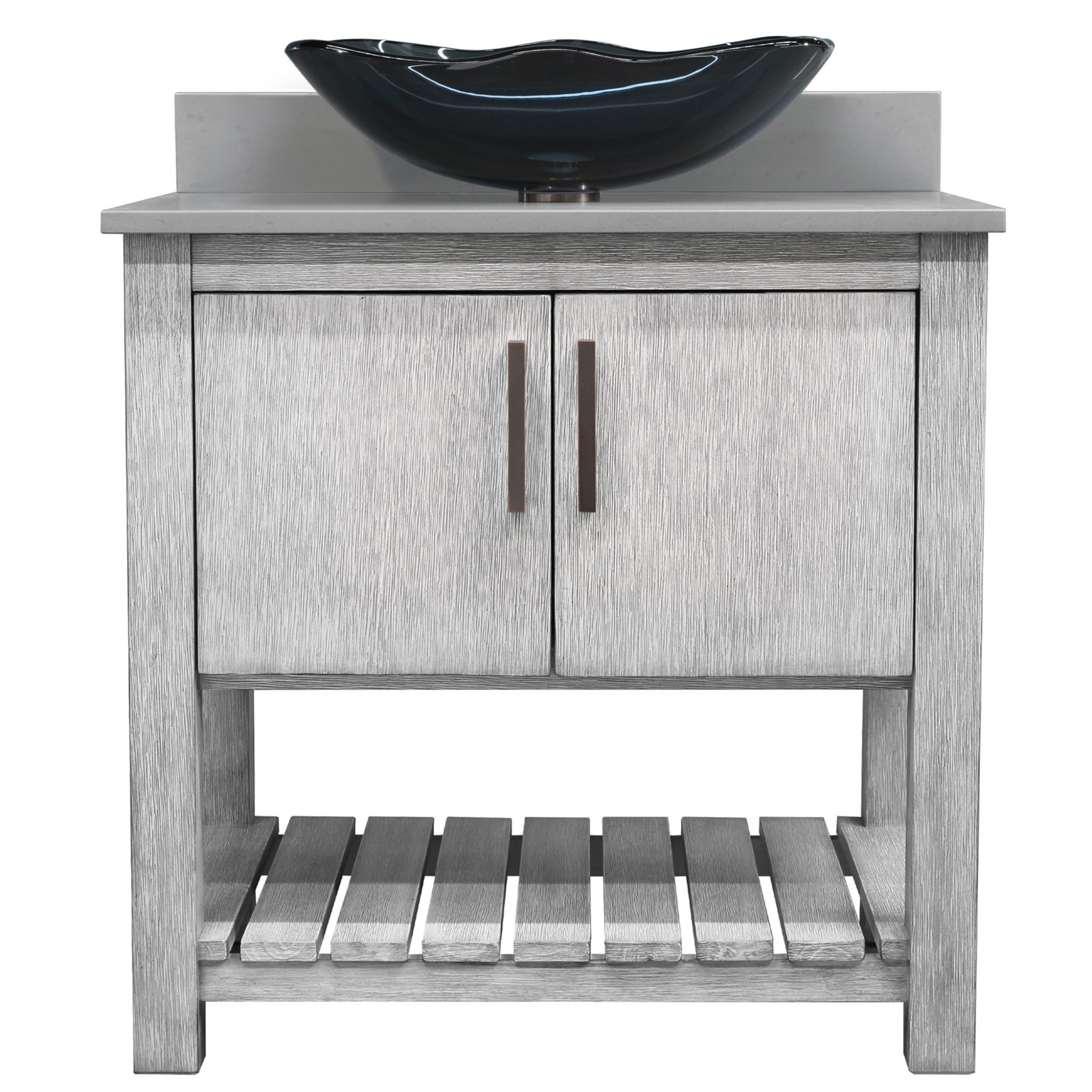 Miseno MV-30SG-NOBV-280-317G-MIR 30″ – Stonewash Grey / Storm Grey Top / Matte