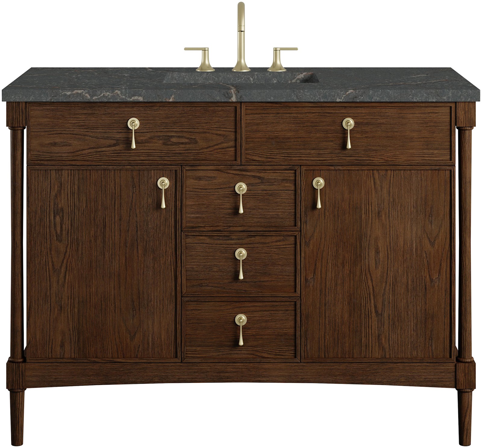 James Martin Vanities D680-V48-3PBL Kinnsden 48″ – Sable Oak