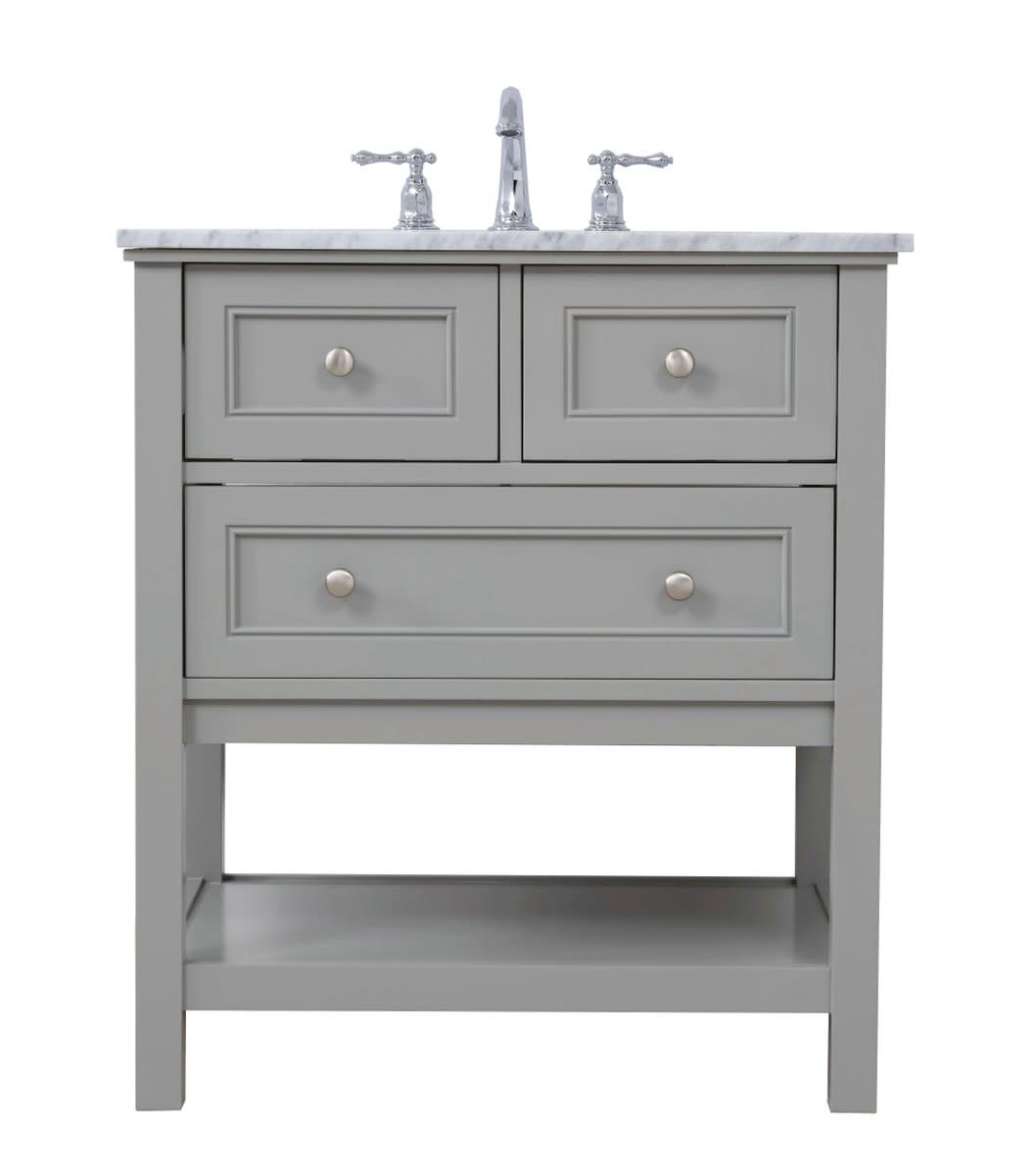 Elegant Lighting VF27030 Metropolis 30″ – Grey