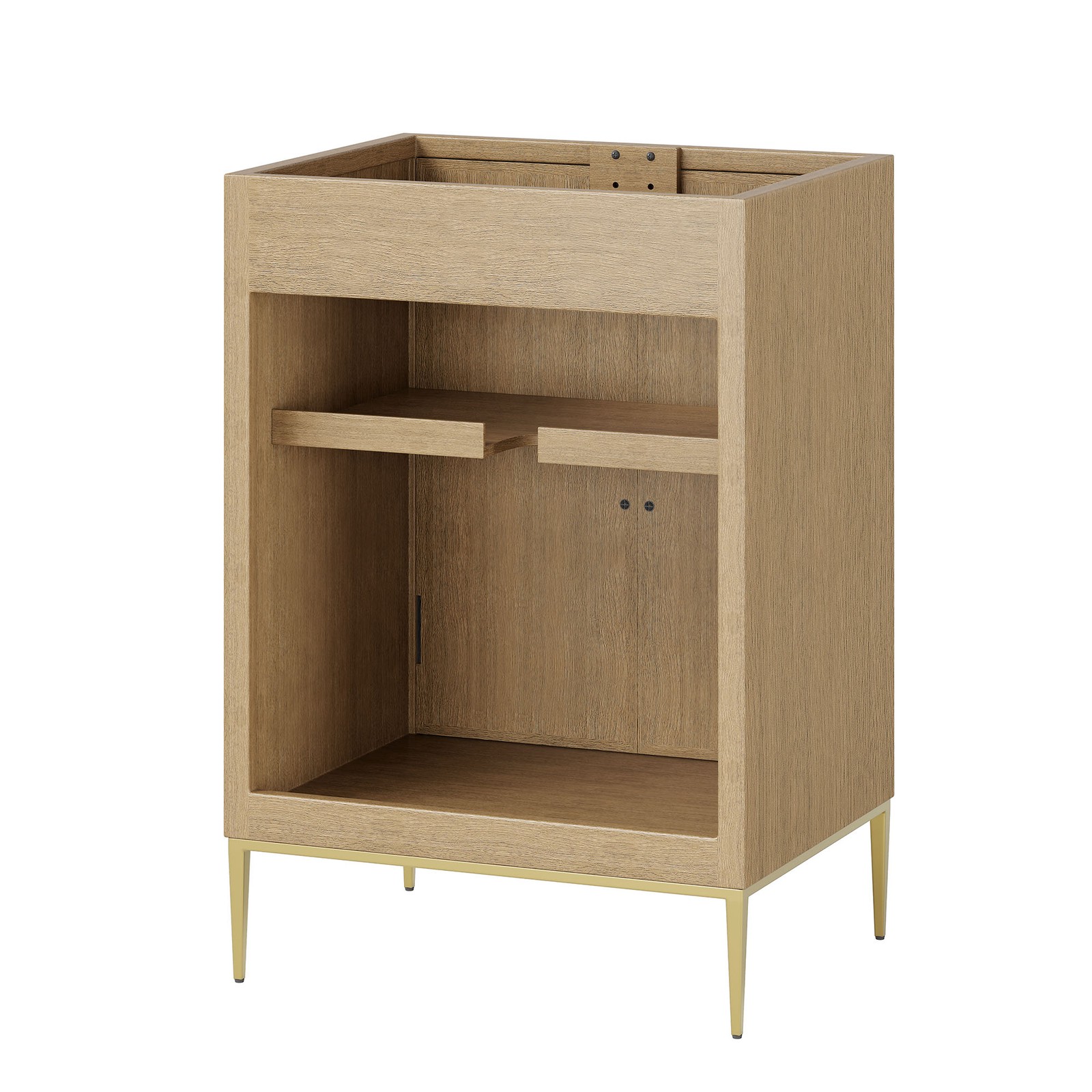 Modway Awaken 24″ Bathroom Vanity Cabinet in Oak – Sink Basin Not Included