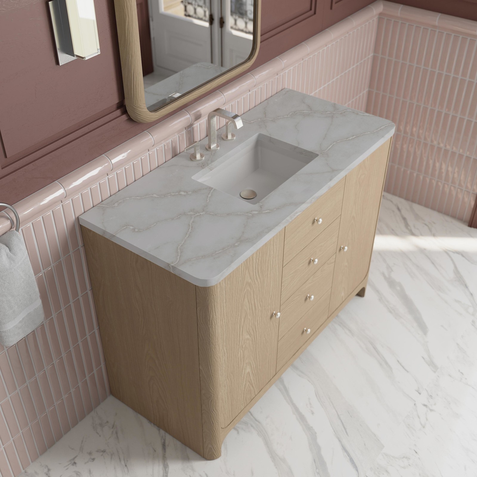 James Martin Vanities D125-V48-WVSL Gracyn 48″ – Sable