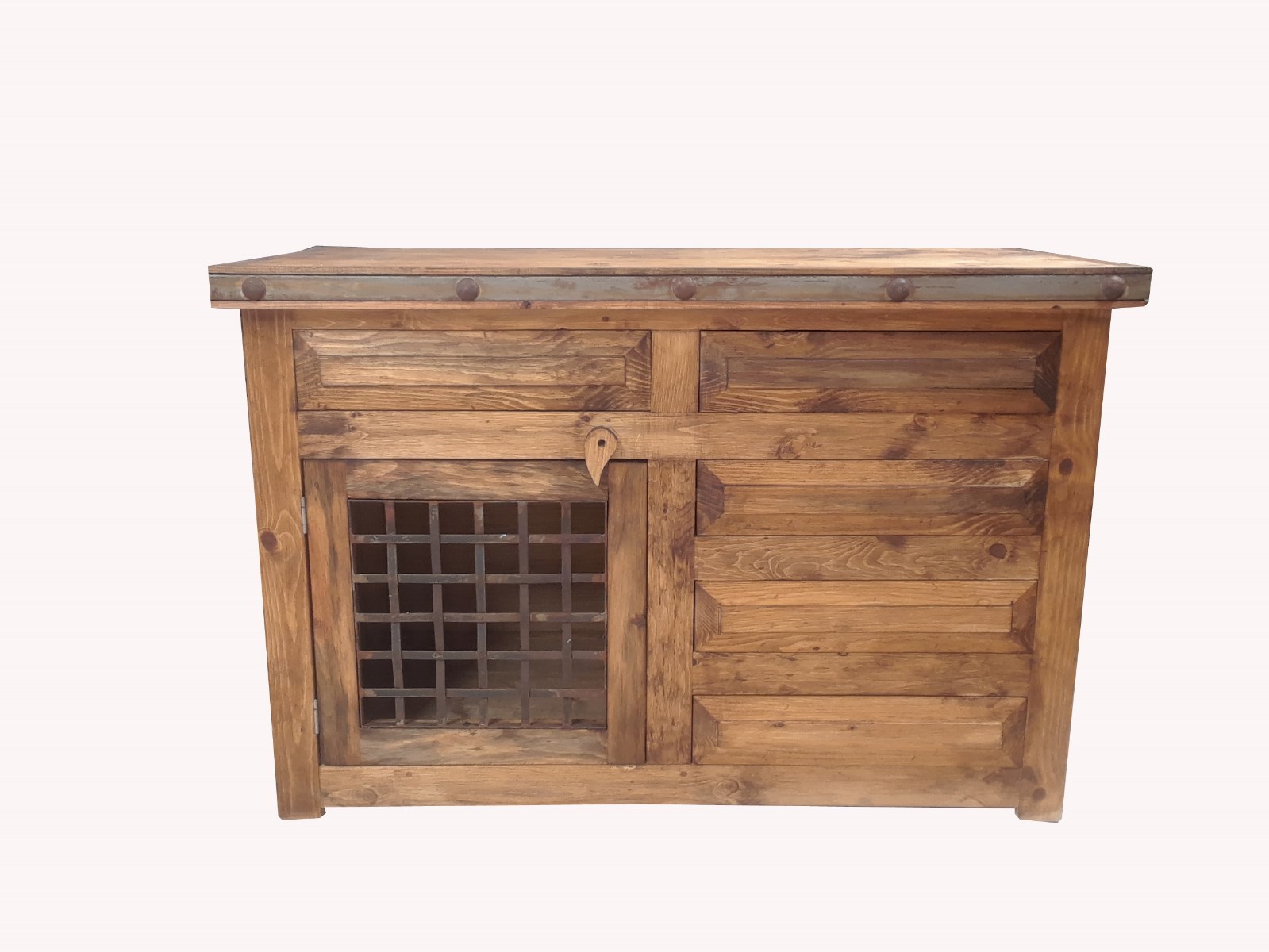 Rustic Reclaimed Wood Bathroom Vanity 48″ wide