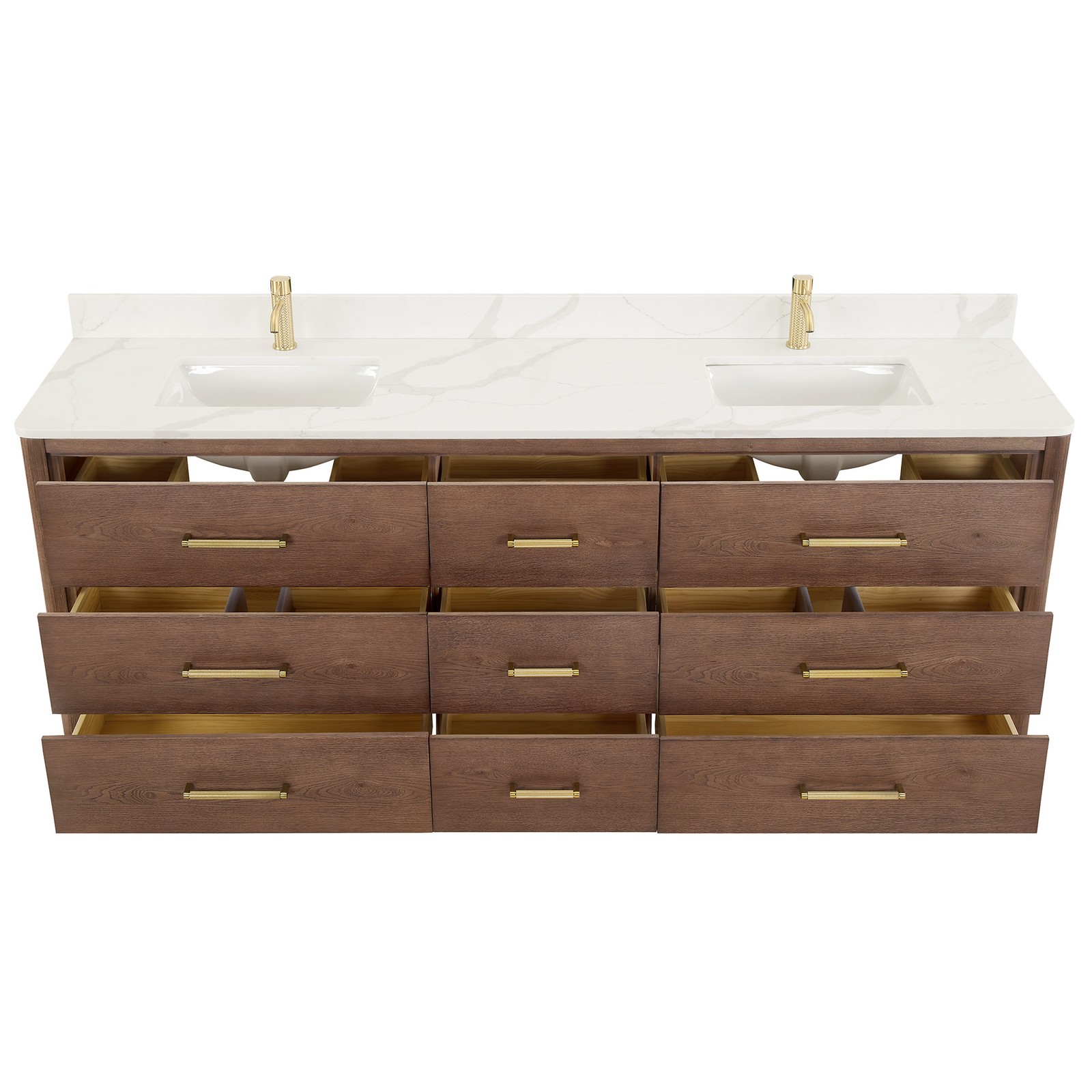 Miseno MV-NM-706584 Porto 84″ – Aged Natural Oak / Fish Maw White