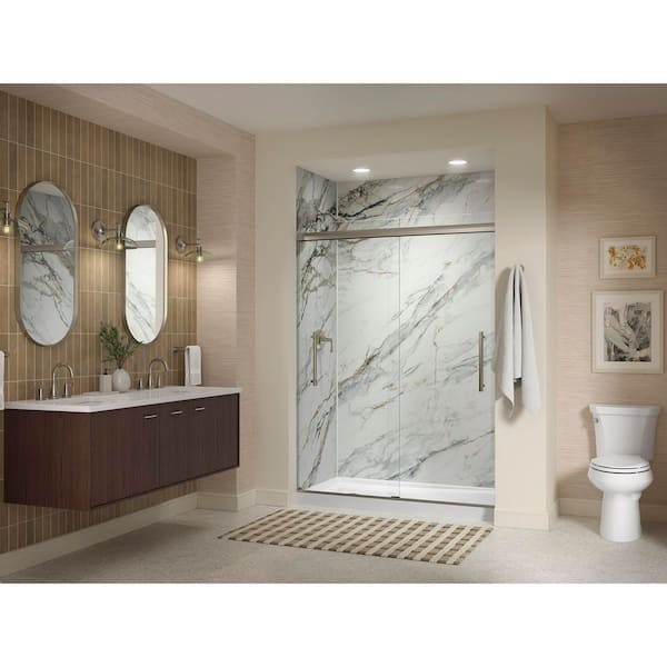 Kohler Silestone® 61″ quartz vanity top with two rectangular cutouts K-28258-MMW