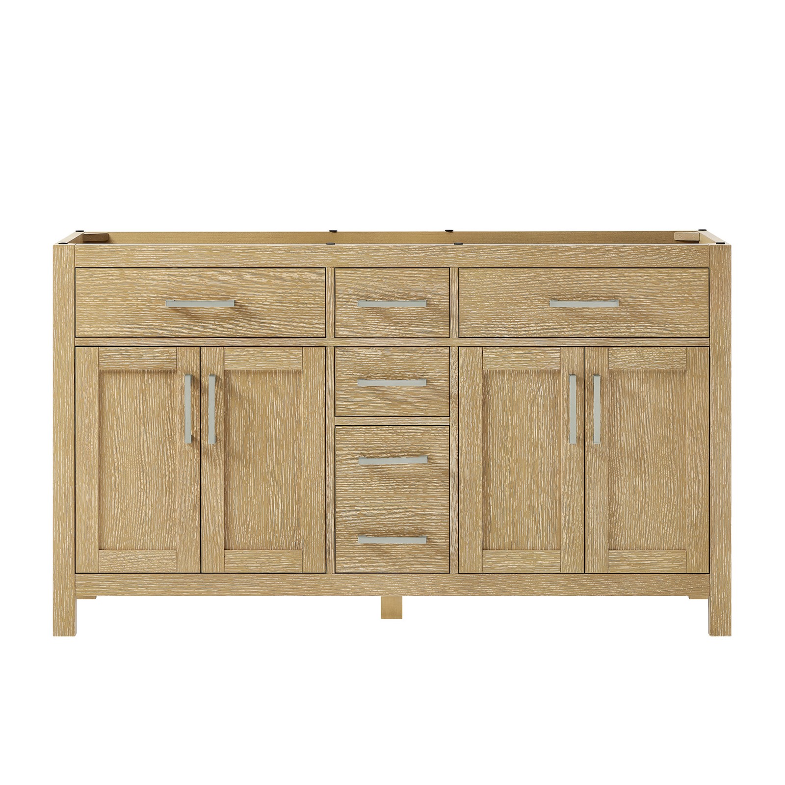 Wyndham Collection WCG242460D-CX-MXX Beckett 59″ Double – White / Brushed Gold
