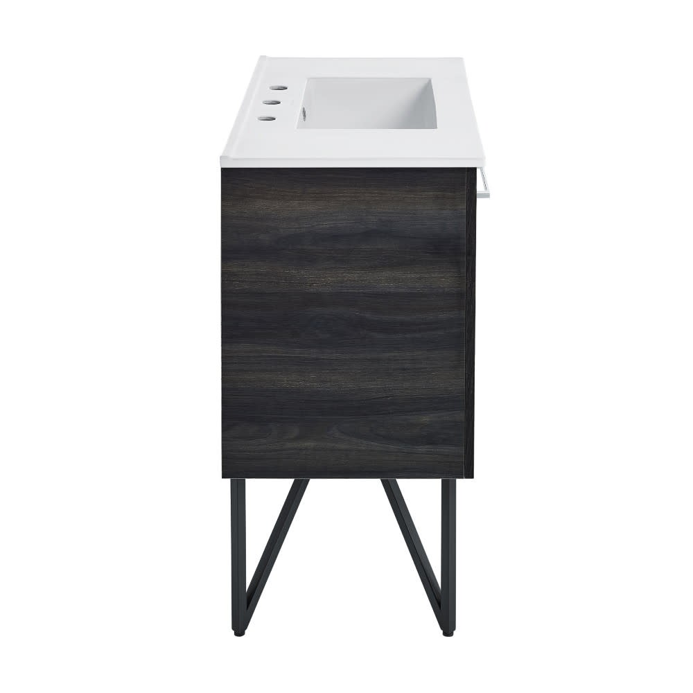 Swiss Madison SM-BV223-3 Annecy 36″ – Black Walnut / White