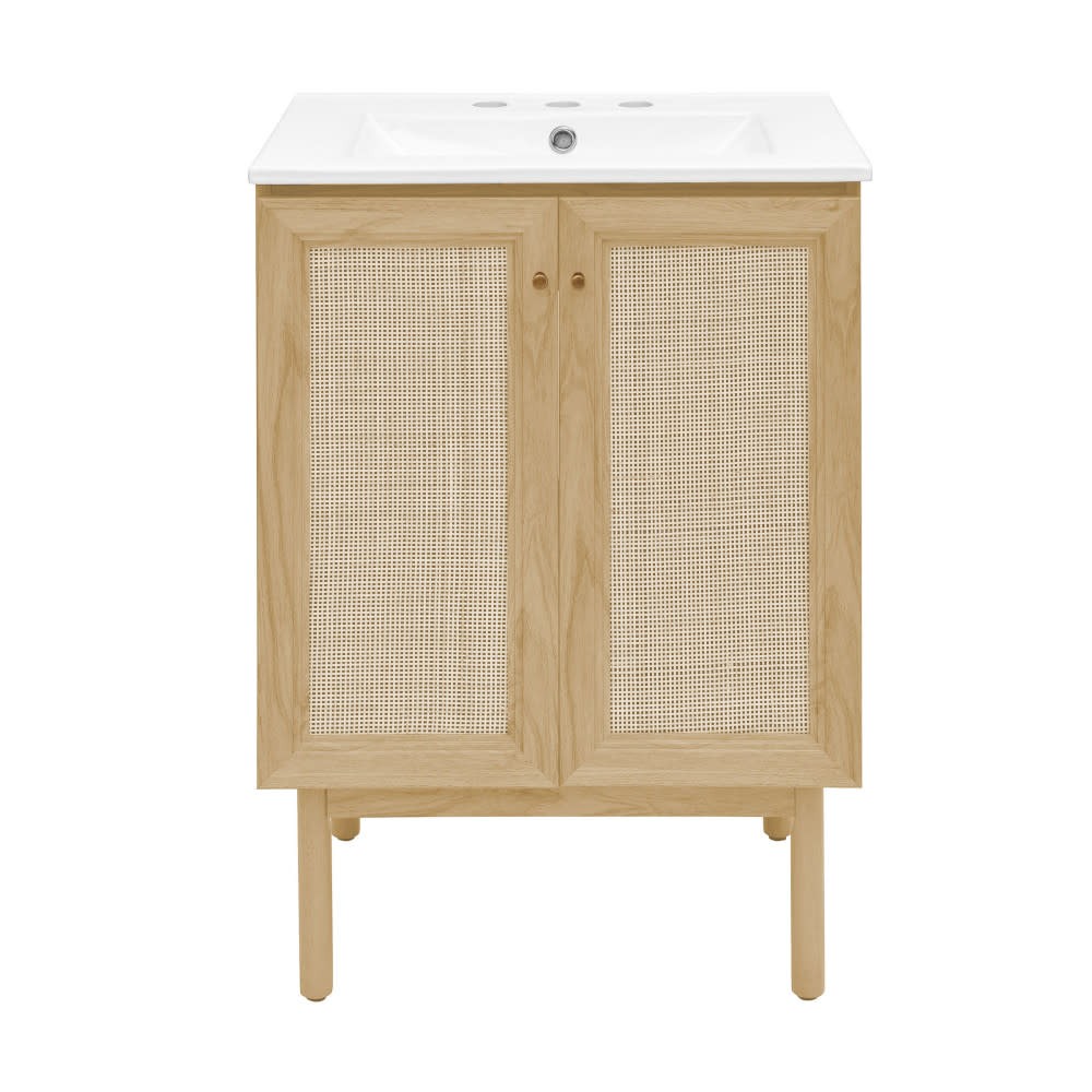 Swiss Madison SM-BV662-3 Classe 24″ – Golden Oak / White