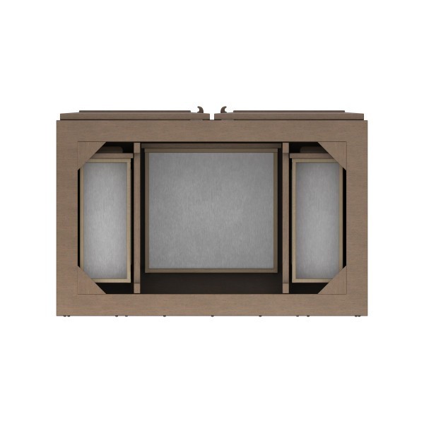 36″ James Martin Portland 620-V36-WW-3CSP Vanity Cabinet Charcoal Soapstone Top