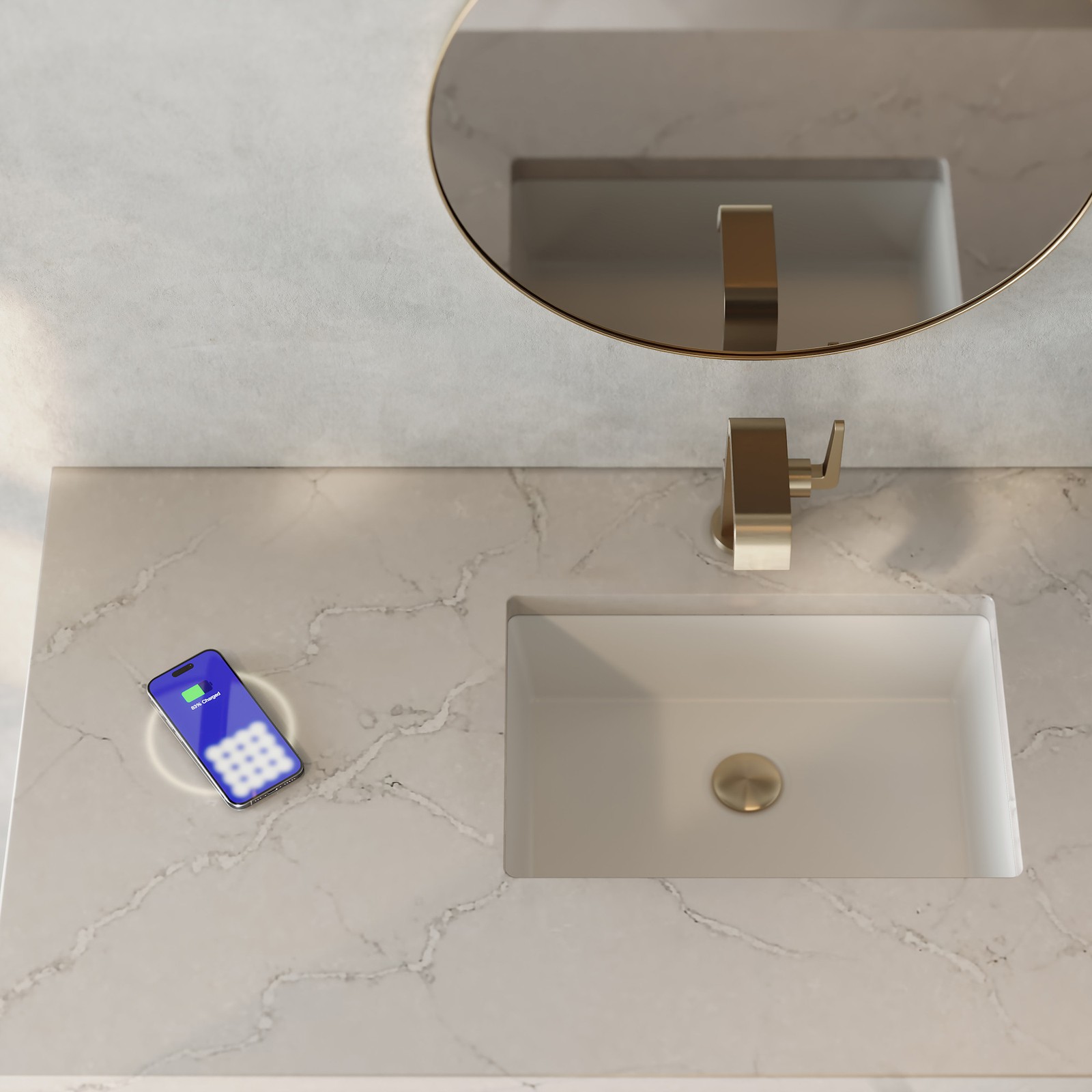 James Martin Vanities 060-S48RCWS-FP-SNK 48″ Stone Composite – Victorian Silver