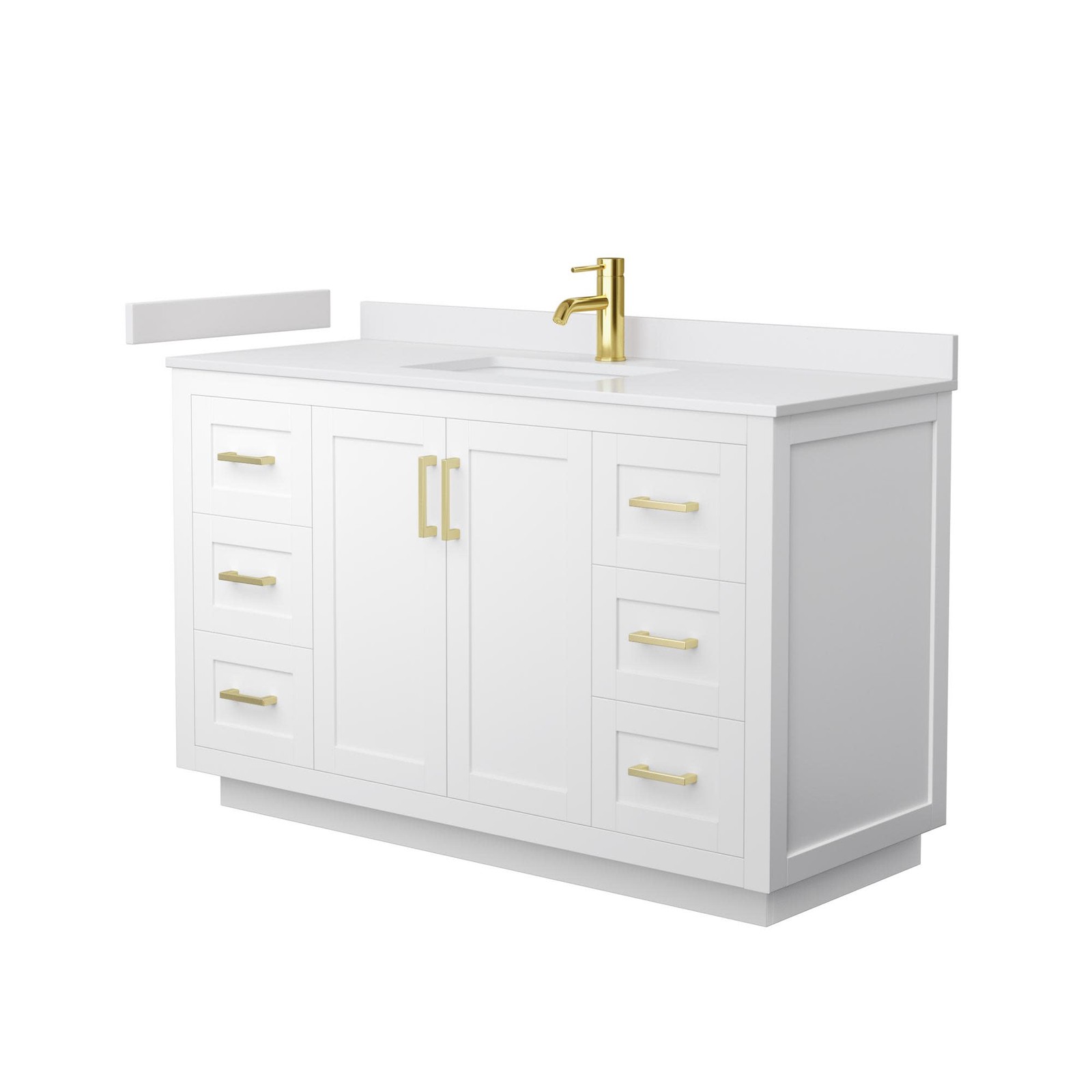 Wyndham Collection WCF2929-54S-VCA-MXX Miranda 54″ – Green / Carrara Cultured