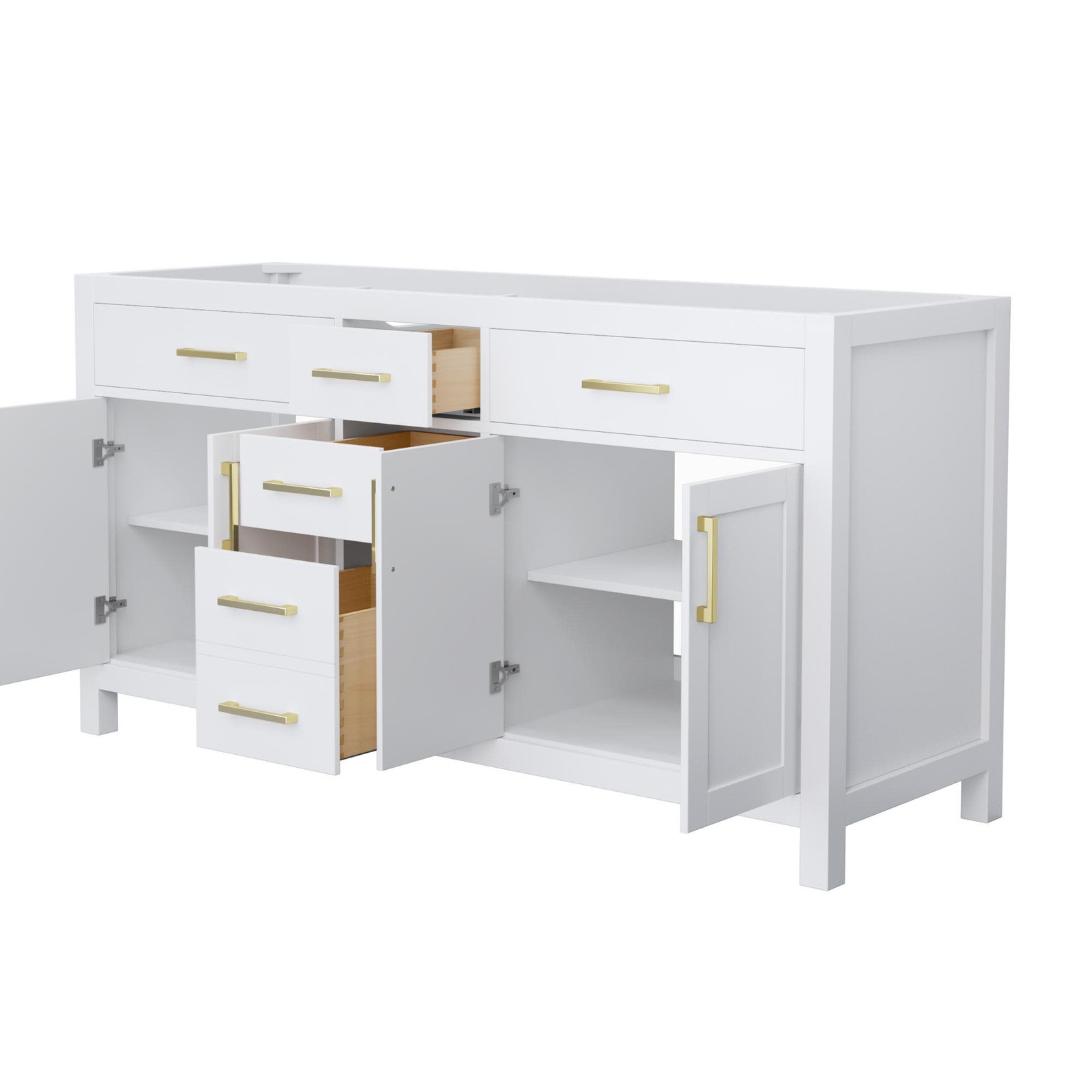Wyndham Collection WCG242466D-CX-MXX Beckett 65″ Double – Dark Gray / Matte