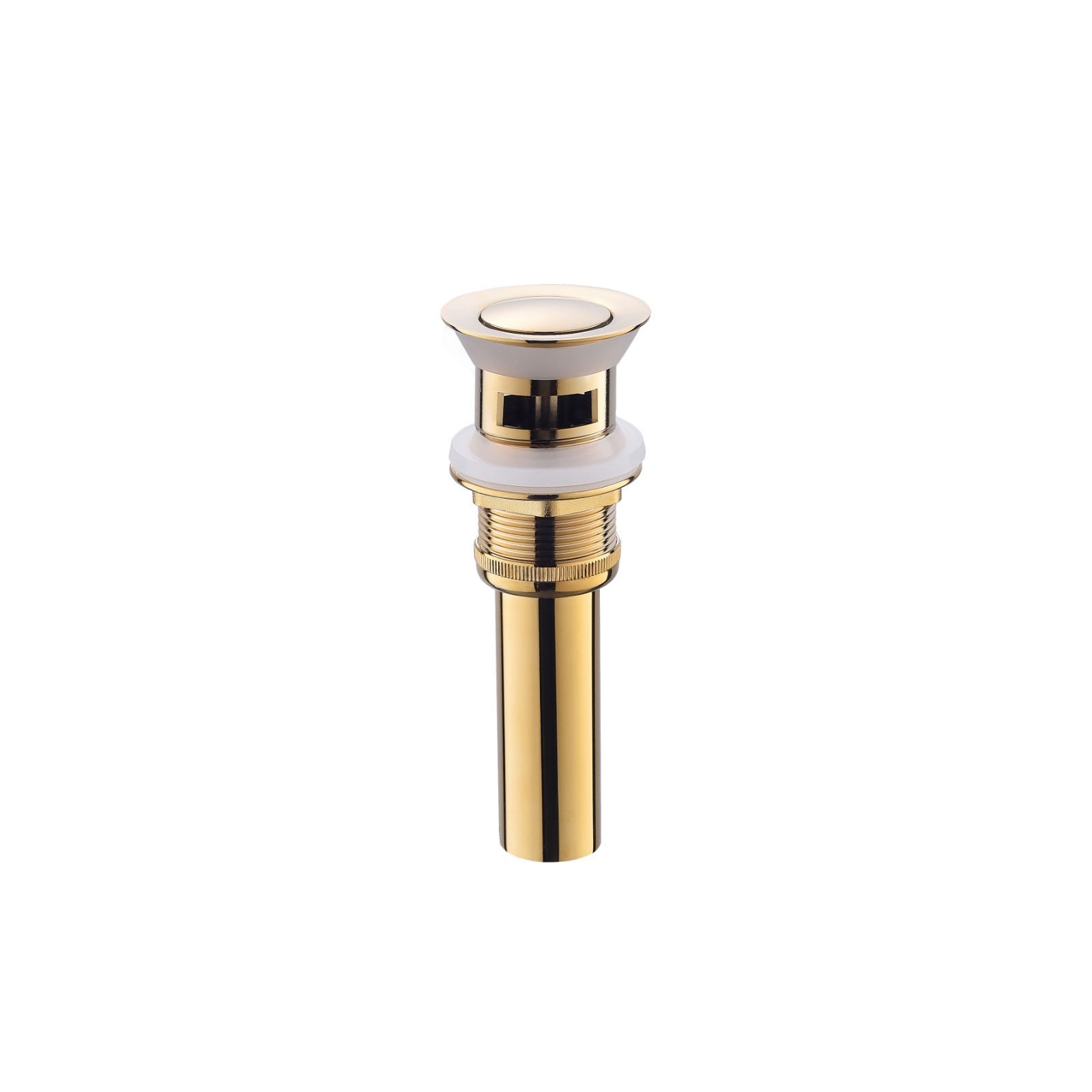 Bathroom Faucet Vessel Vanity Sink Pop Up Drain Stopper with Overflow Brass Body