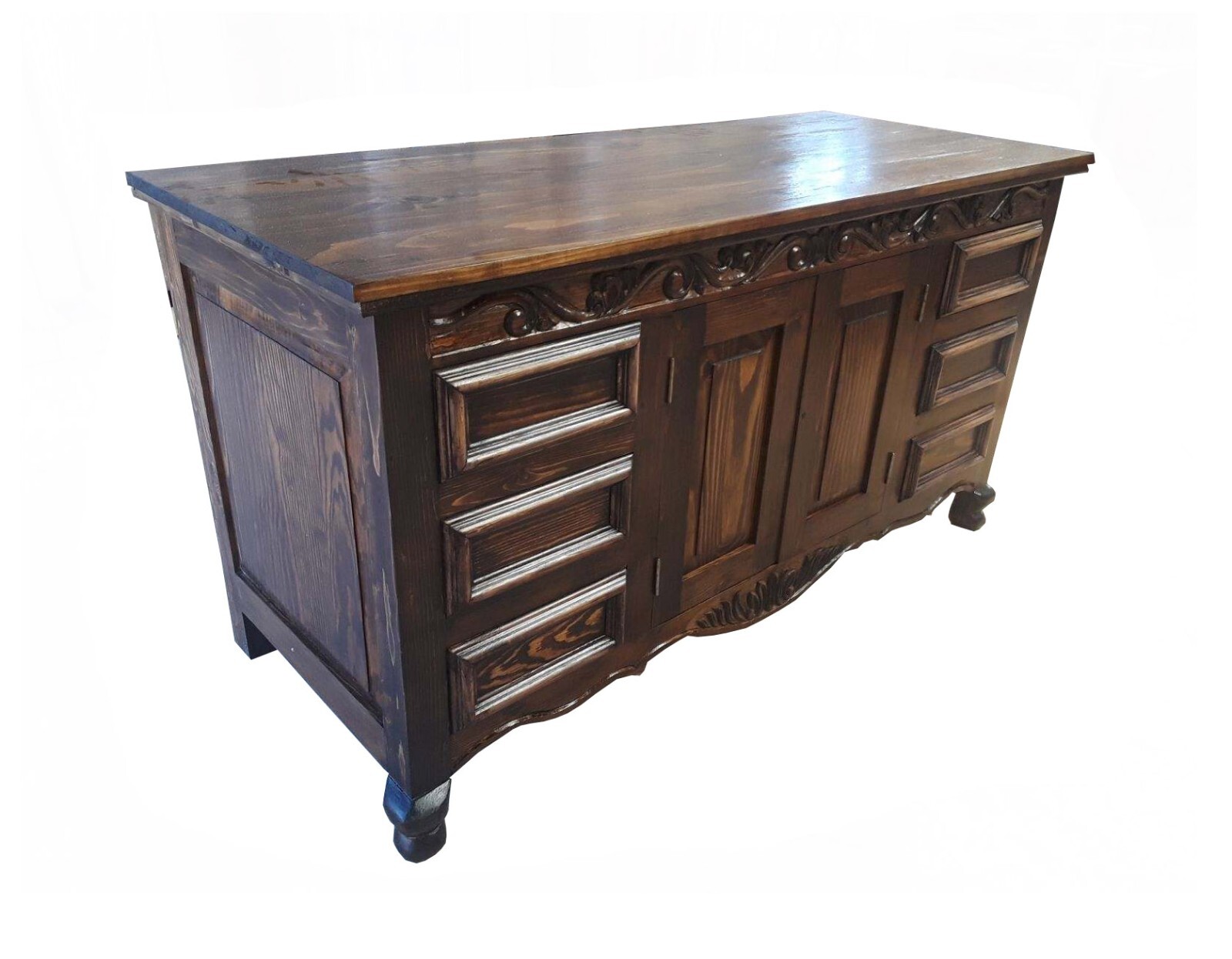 Robert Alexander Rustic Vintage Style Bathroom Vanity Furniture