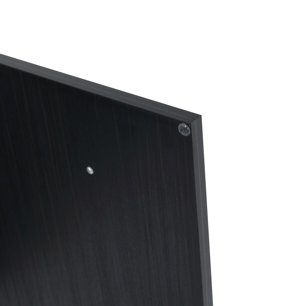 Wall-mounted bathroom cabinet without sink Soft-close doors Features two handles