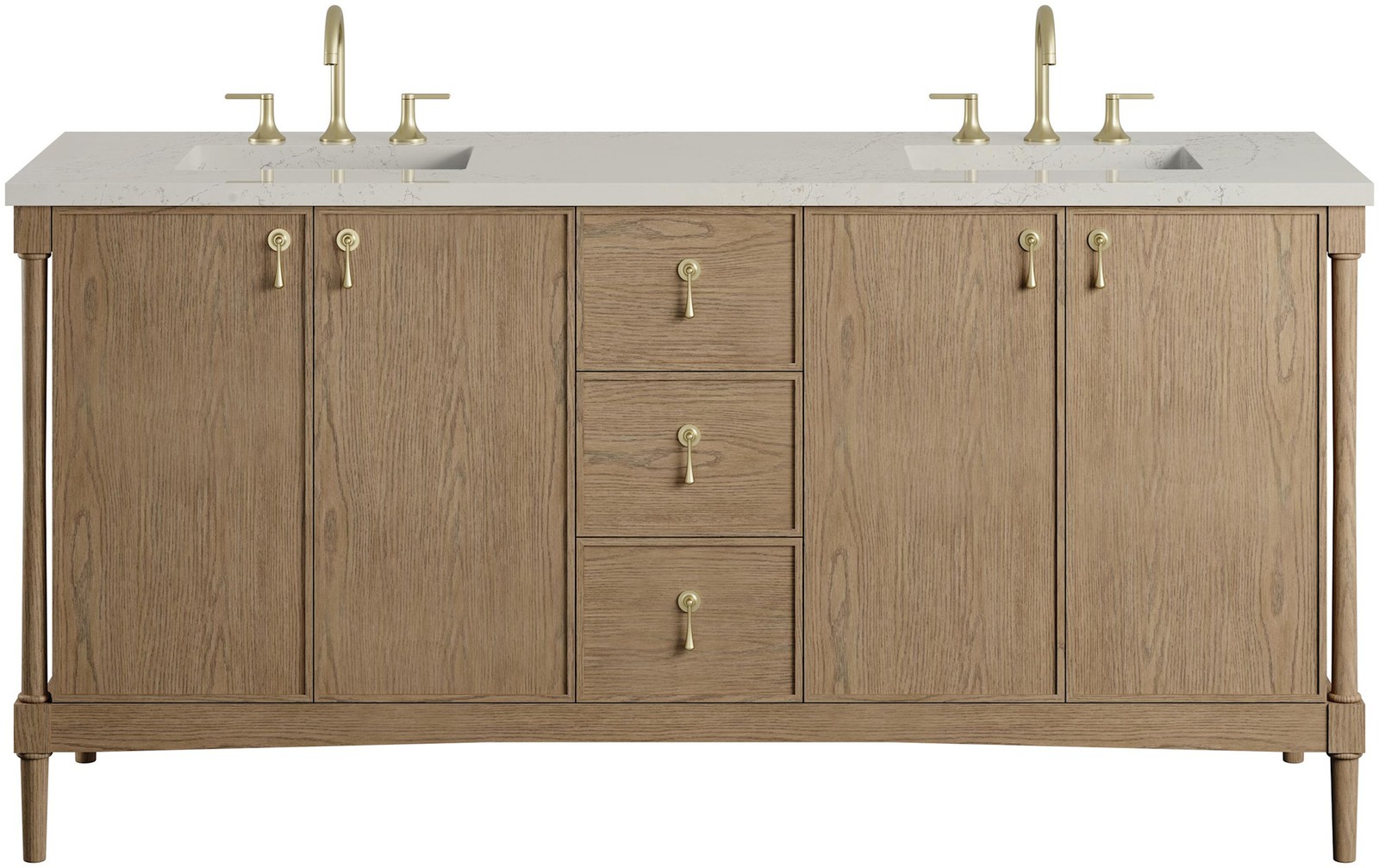 James Martin Vanities D680-V72-3SFR Kinnsden 72″ – Sable Oak