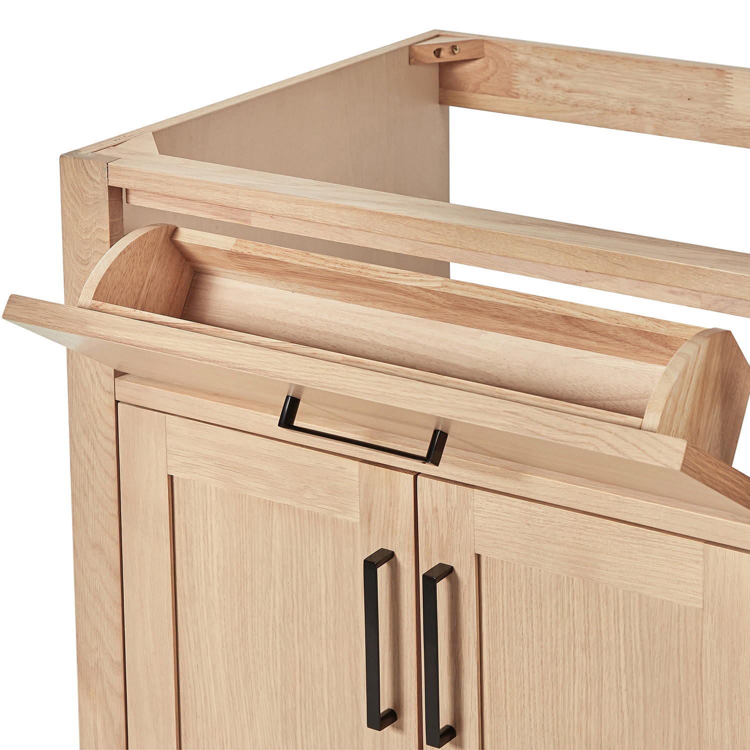 Ariel T042S-L-BC Hepburn 42″ Single – Oak / Matte Black Hardware