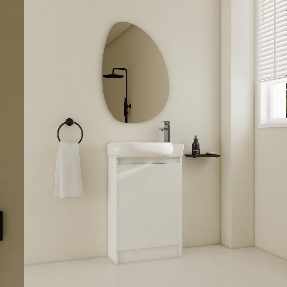 Freestanding Bathroom Vanity W Sink Soft Close Doors