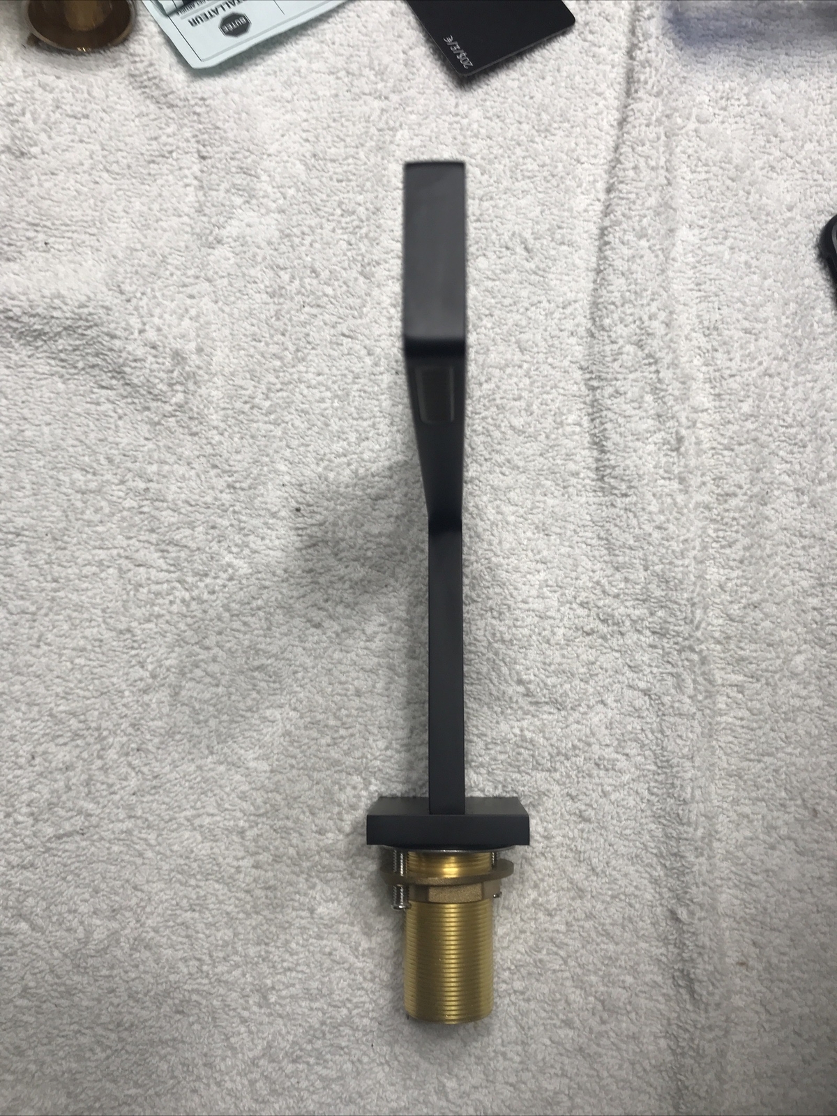 House Rises Single Handle , One Hole For Vanity Lavatory Matte Black