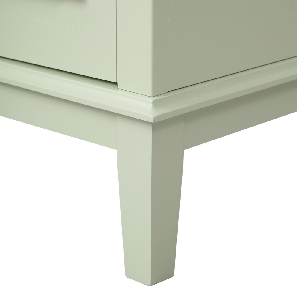 30″Bathroom Vanity with Ceramic Sink Modern Storage CabinetwithSoft-Close Doors