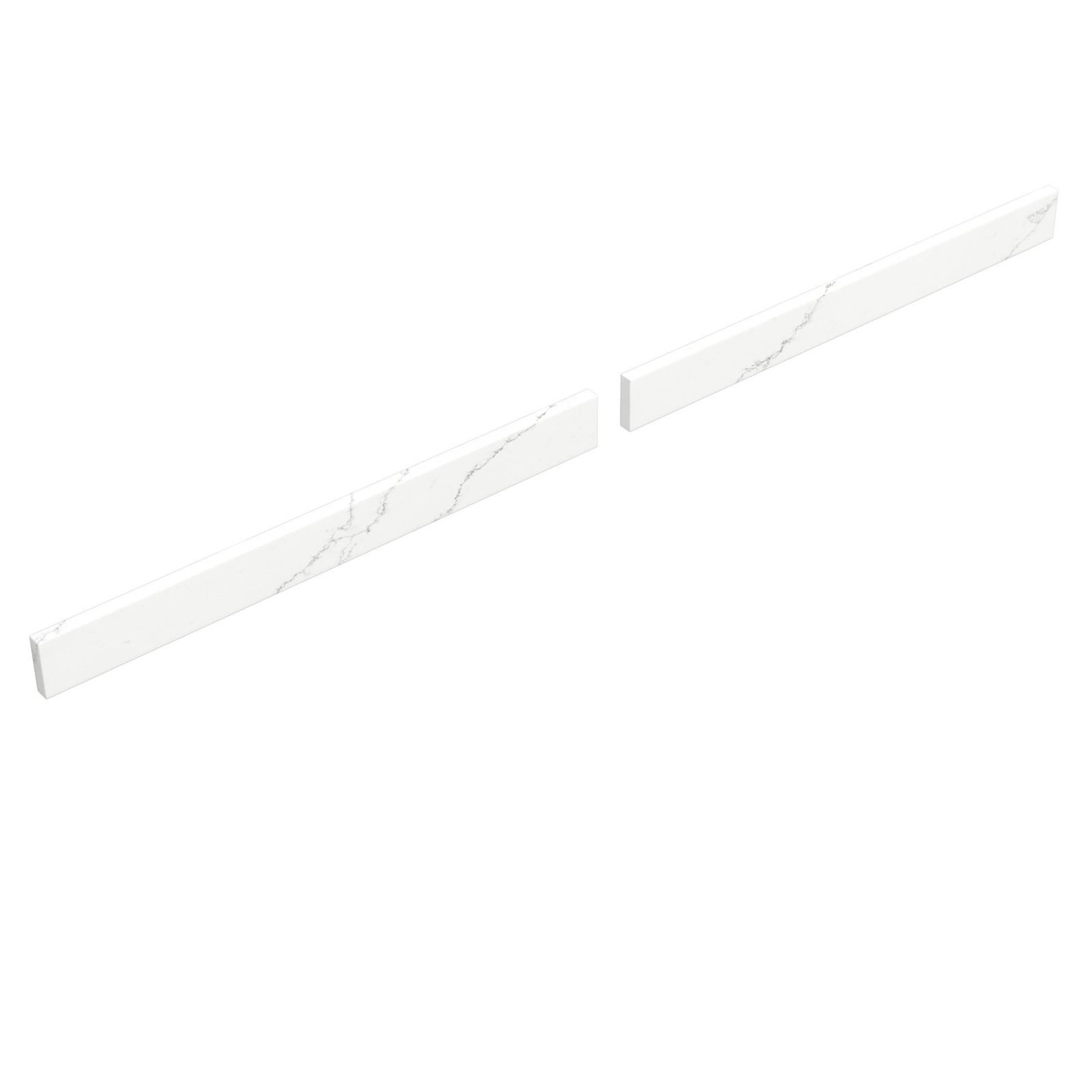 Wyndham Collection WCFVCA160BS 60″ x 3″ Backsplash – Carrara Cultured Marble