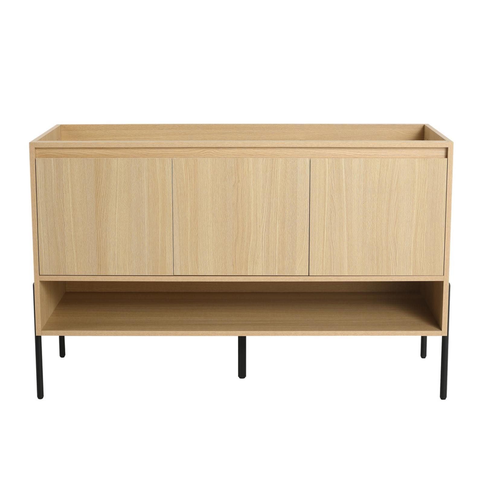Modern 48″ Bathroom Vanity with Thick Plank Construction,