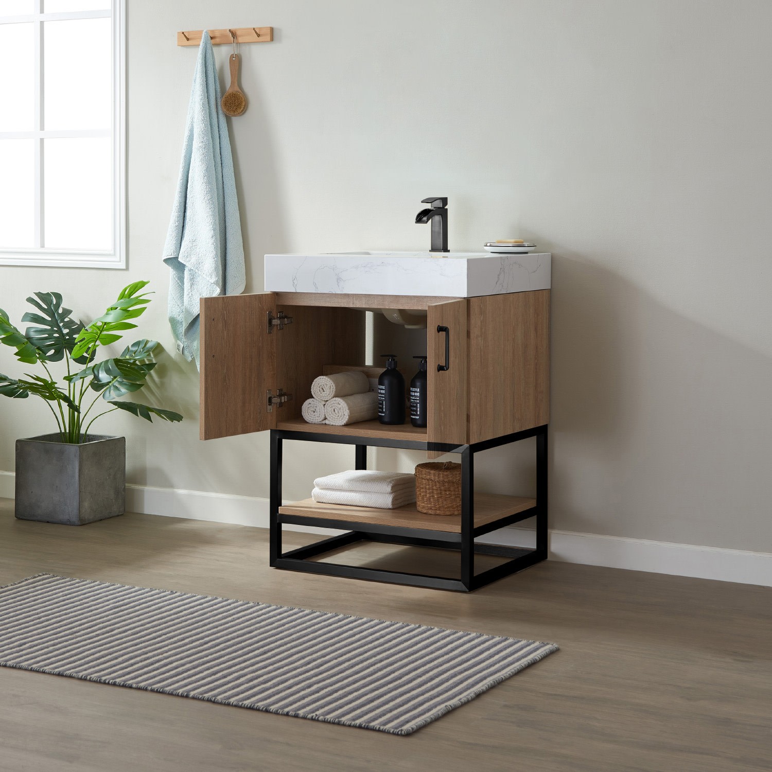 Miseno MV789024B-NM Alistair 24″ – North American Oak