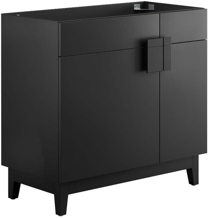 Miles 36″ Black Bathroom Vanity Cabinet – Sink Basin Not Included