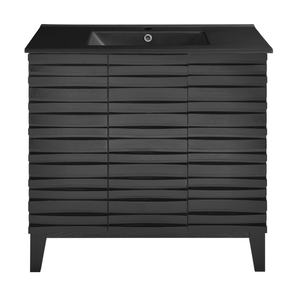 Swiss Madison SM-BV471 Cascade 36″ – Black Oak / Matte Black