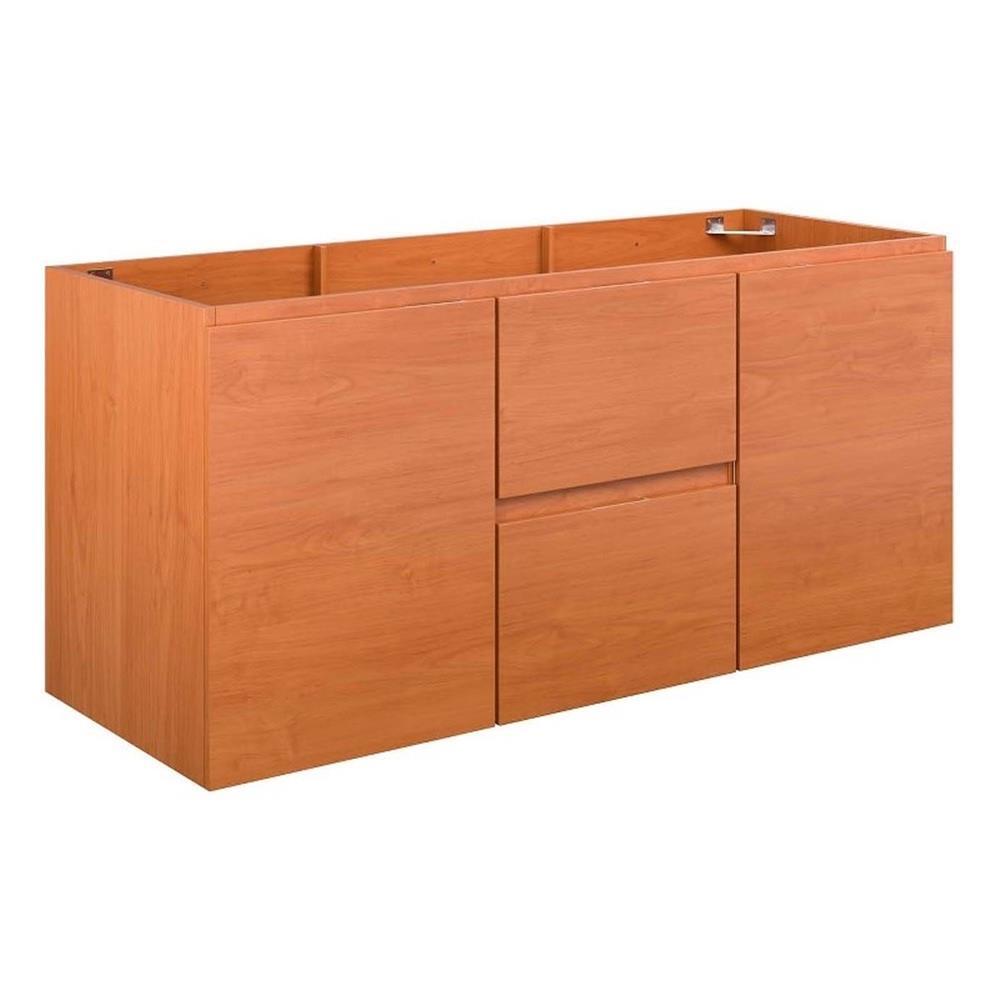 Modway Scenic 48″ Melamine Bathroom Vanity Cabinet – Cherry/Walnut