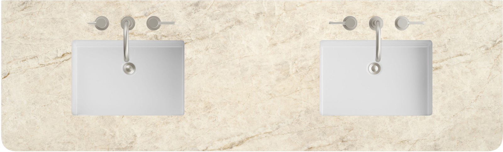 James Martin Vanities 060-S72RCWS-SNK 72″ Stone Composite Vanity – Tajnar