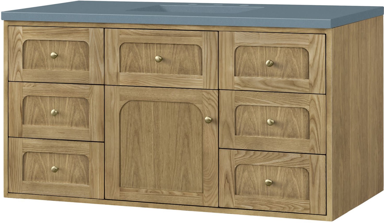 James Martin Vanities 545-V48-3CBL Laurent 48″ – Light Natural Oak