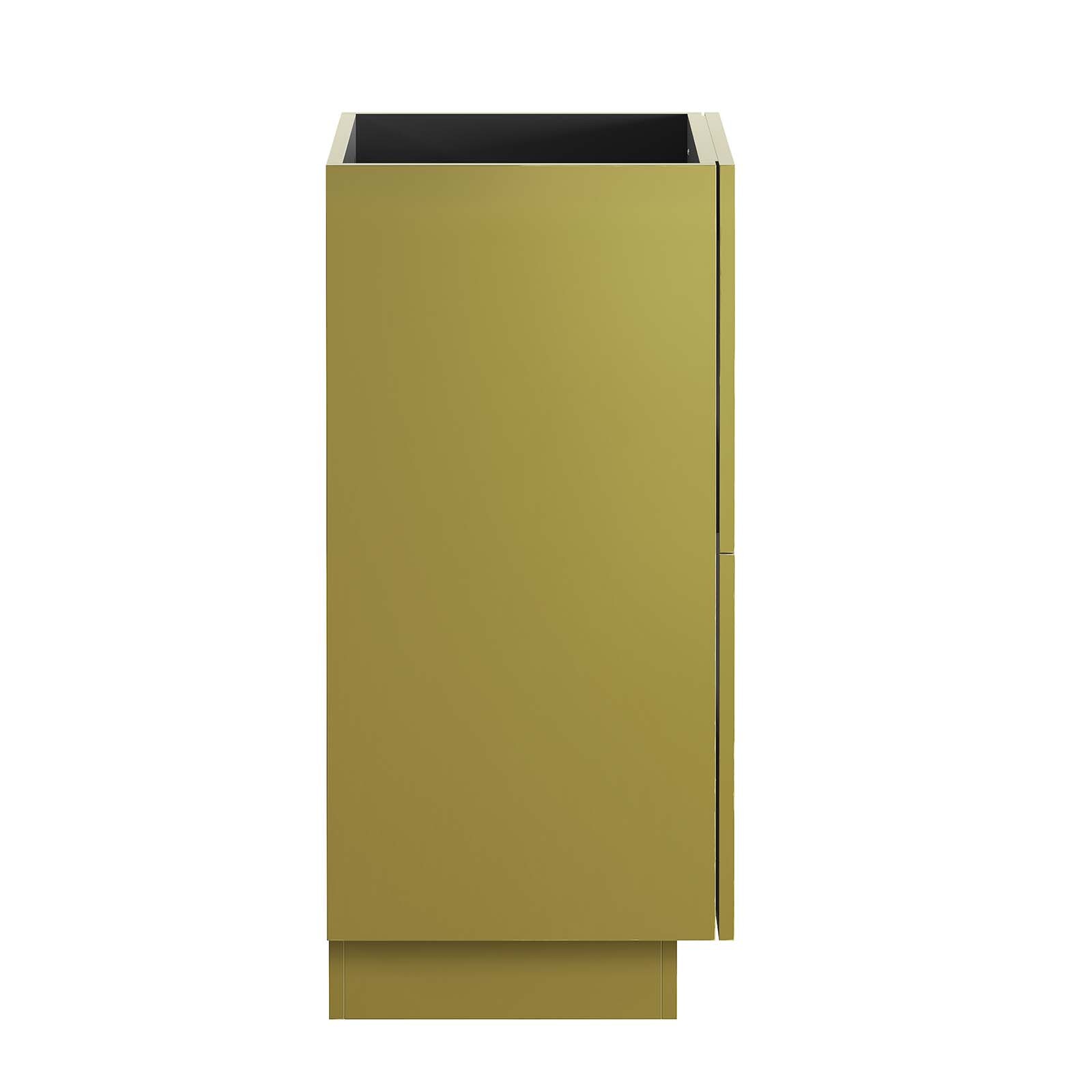 Modway Quantum 18″ Bathroom Vanity in Black Gold