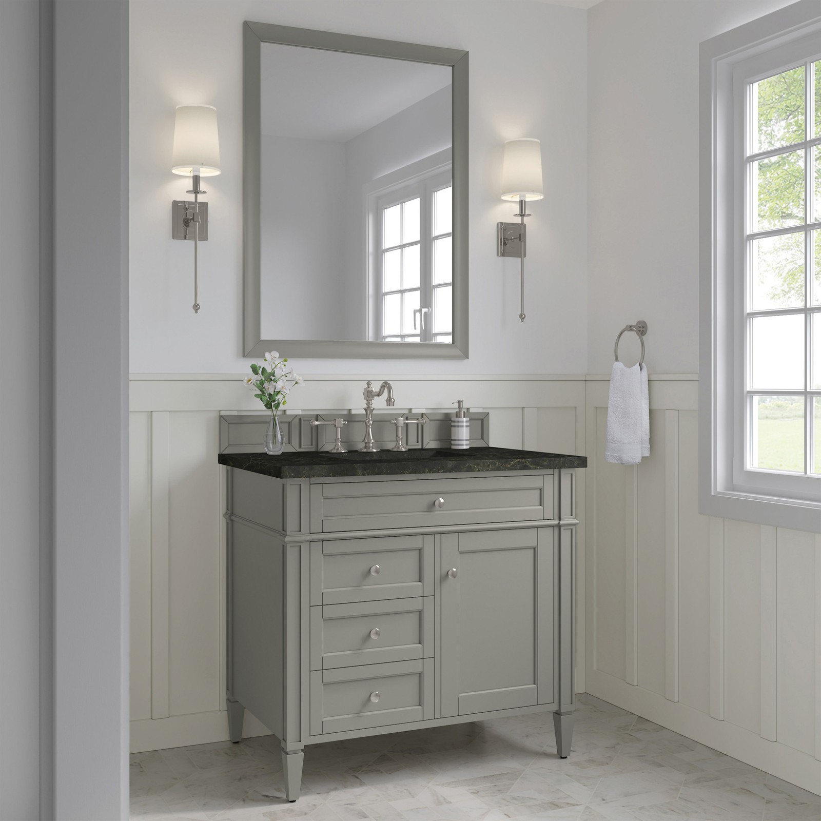 James Martin Vanities 650-V36-3PHT Brittany 36″ – Brown