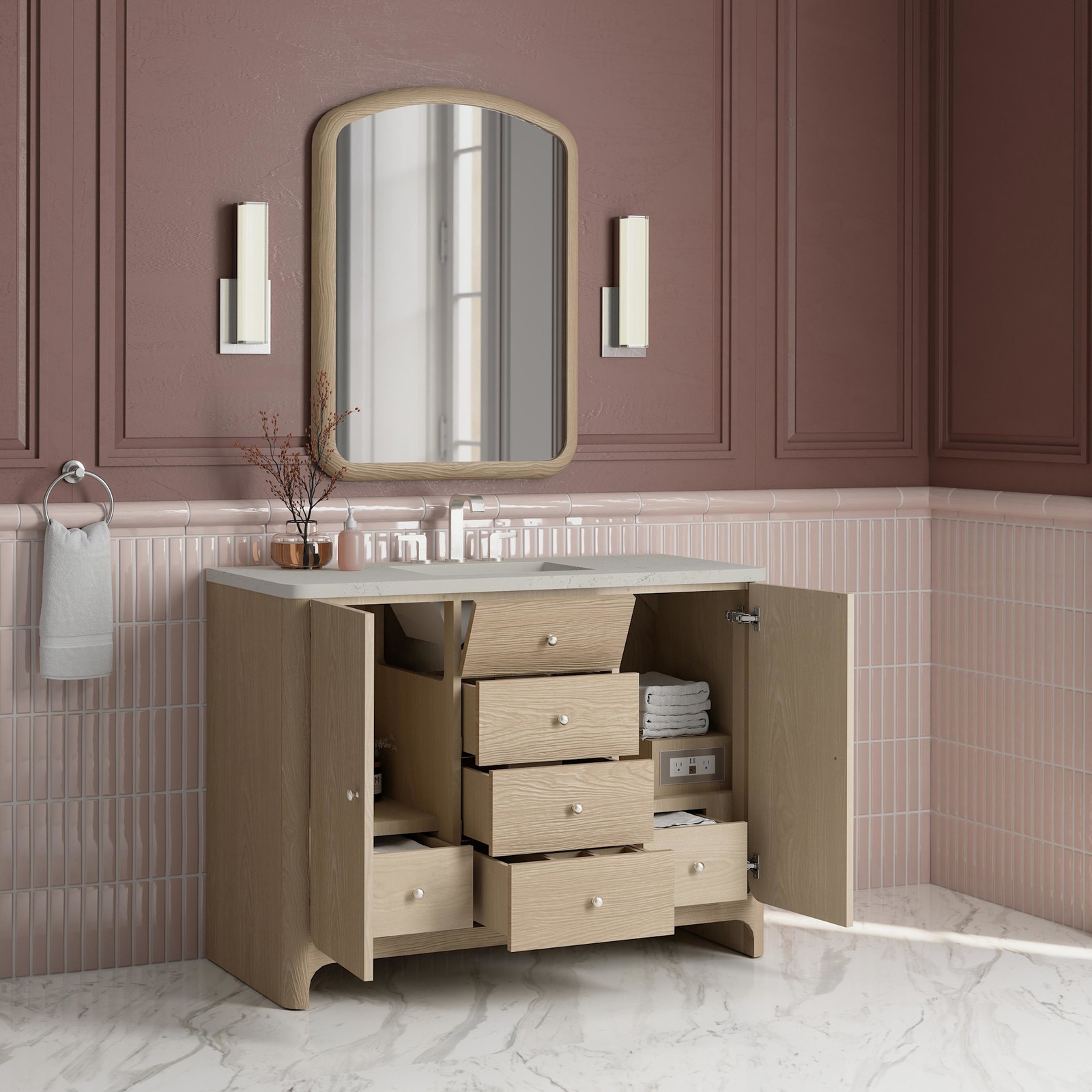 James Martin Vanities D125-V48-WSFR Gracyn 48″ – Sable