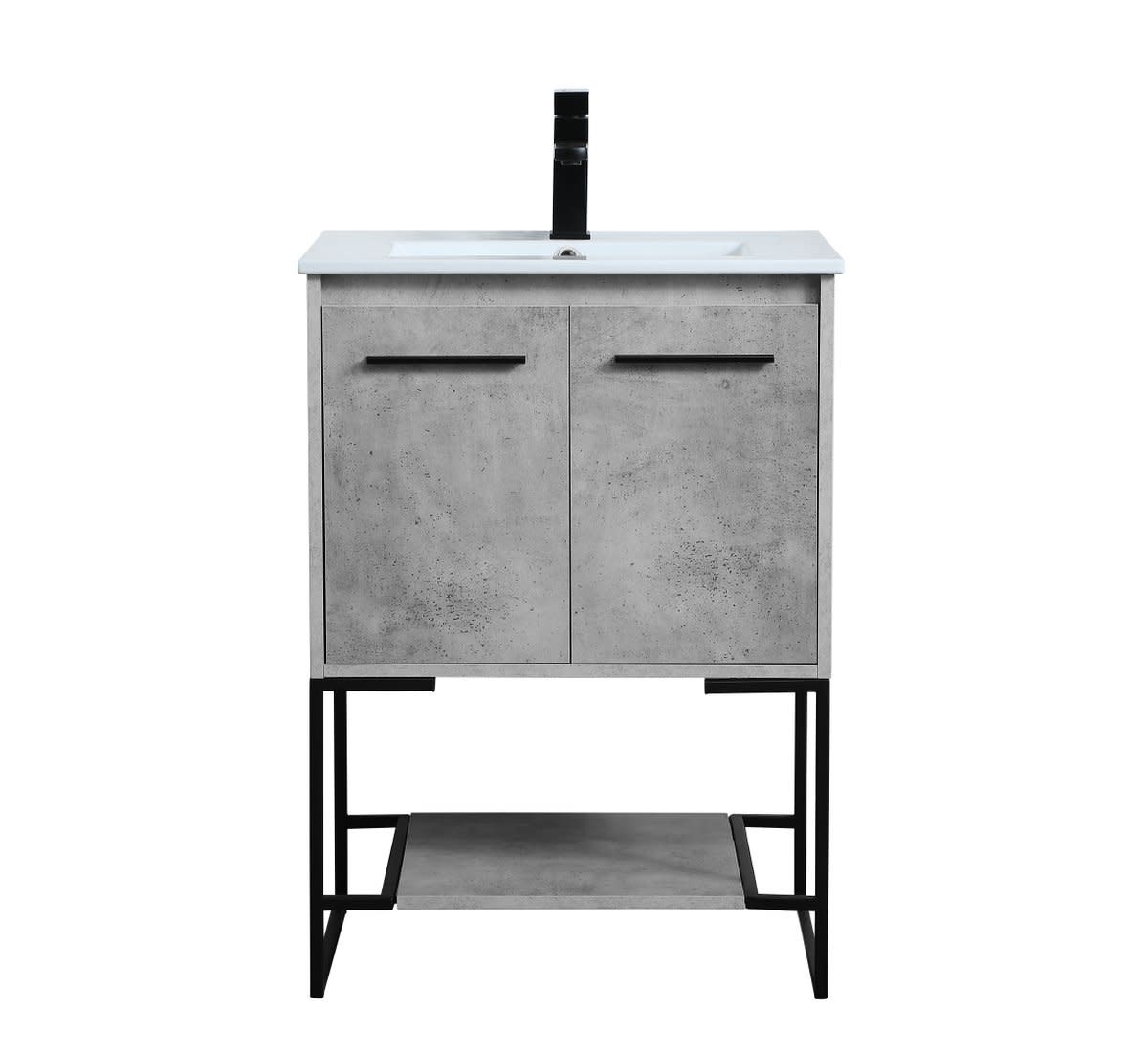Elegant Lighting VF42024 Gerard 24″ – Grey