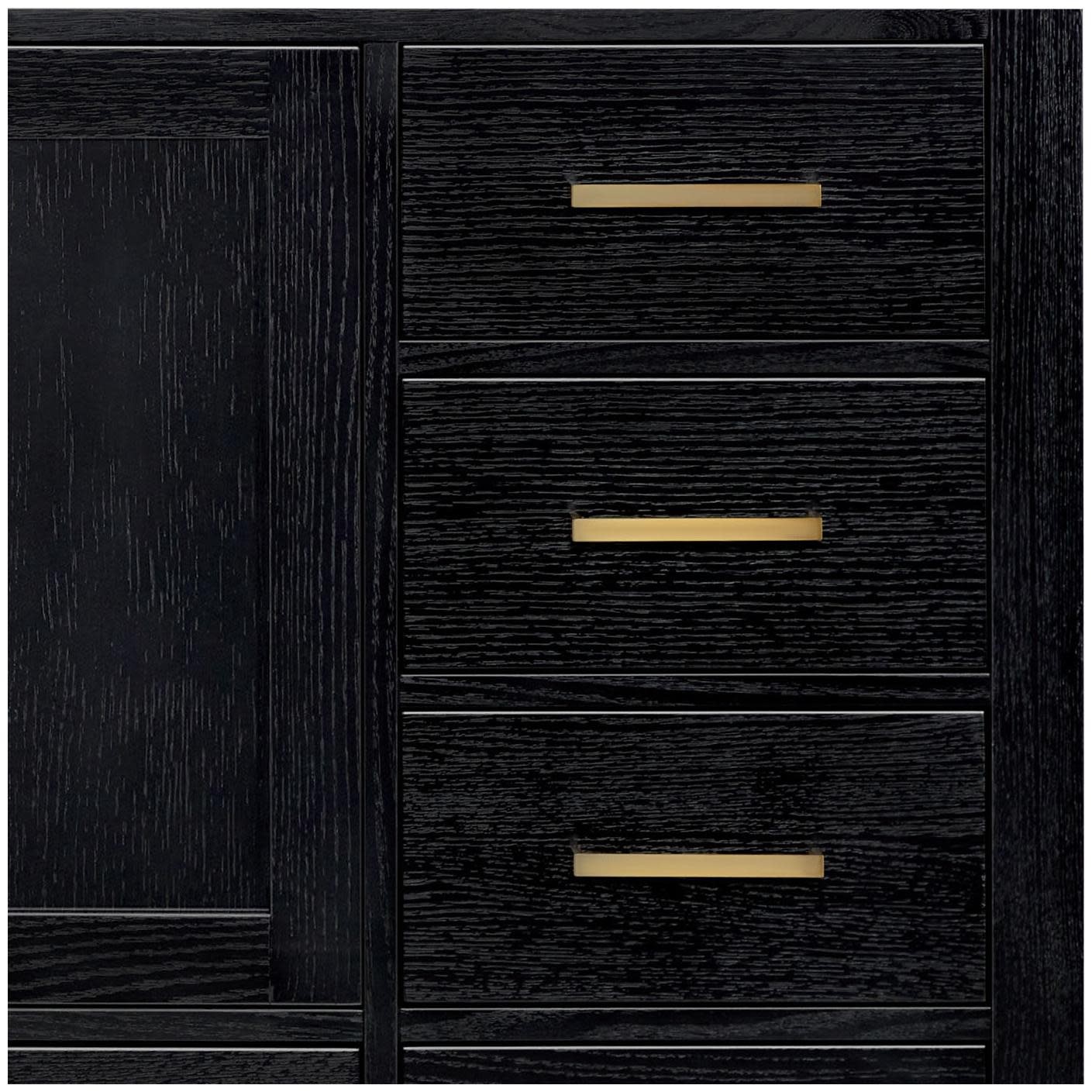 Ariel A055SWQRVO Cambridge 54″ – Brown Oak / Pure White Quartz / Satin Brass