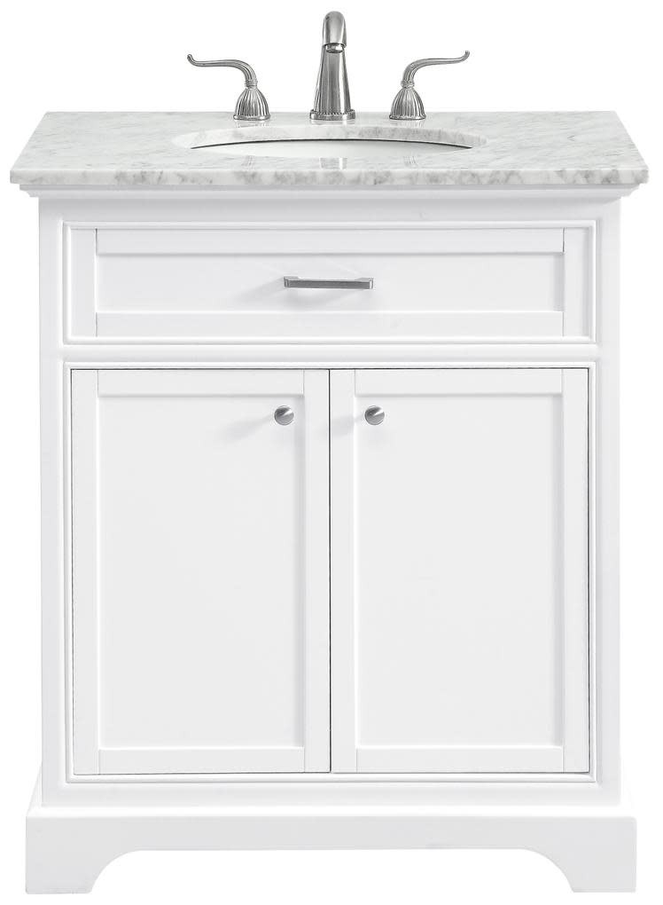 Elegant Lighting VF15030WH Americana 30″ – White